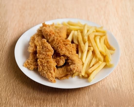 Dedos De Pollo Con Papas Fritas / Chicken Finger with Fries