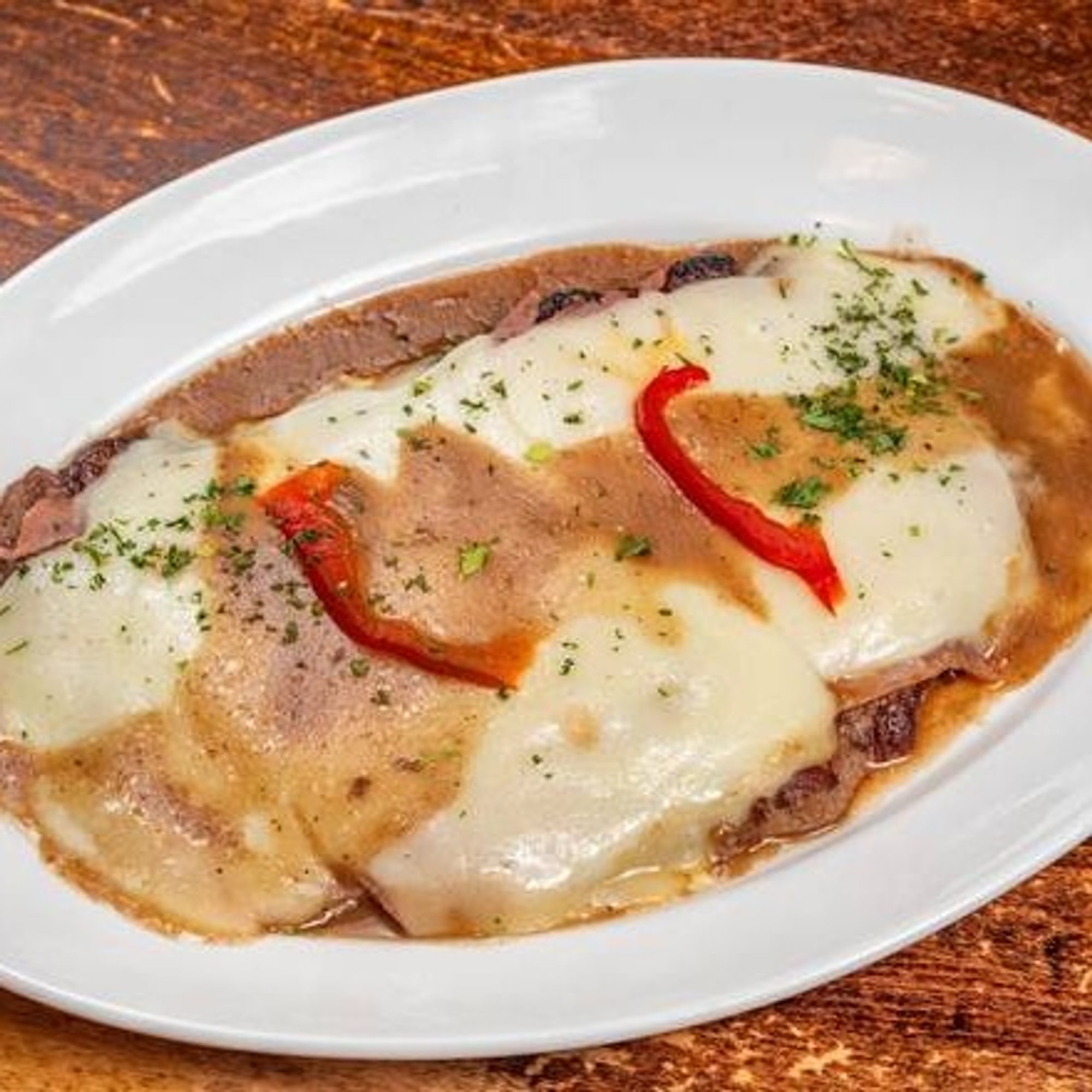 Bistec Uruguayo (Uruguay Stuffed Steak, Ham & Cheese)