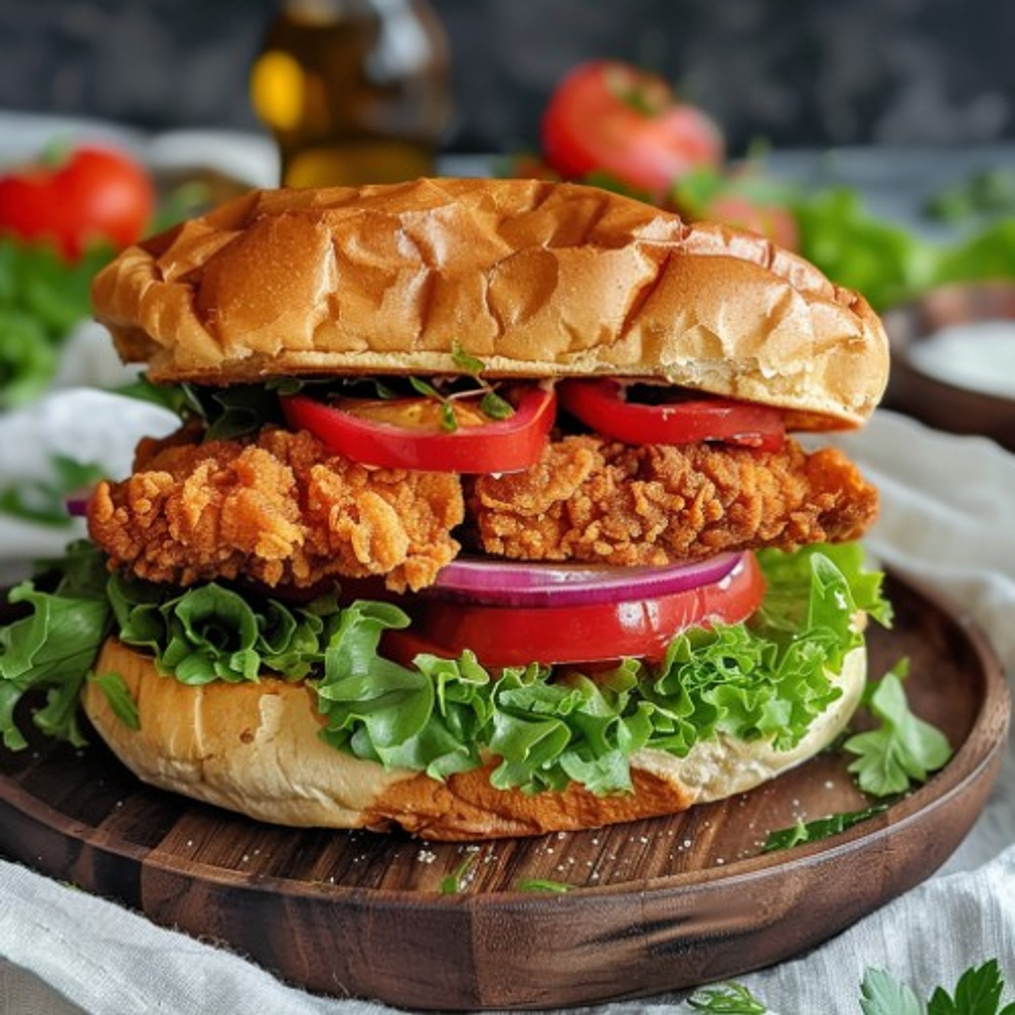 Plant Based Fried Chicken Sandwich