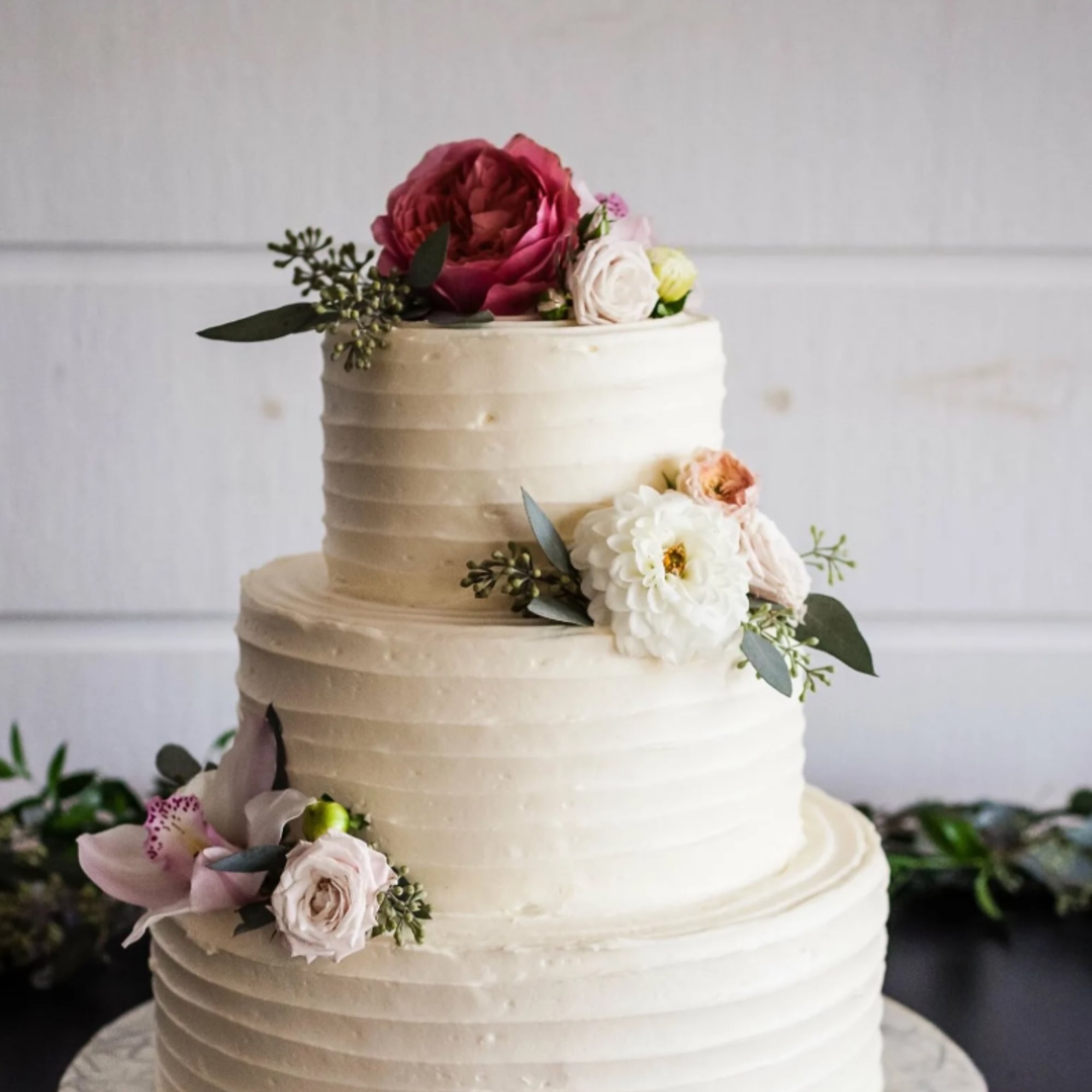Raspberry Marquis Weeding Cake - $8.99 per person starting 45 people