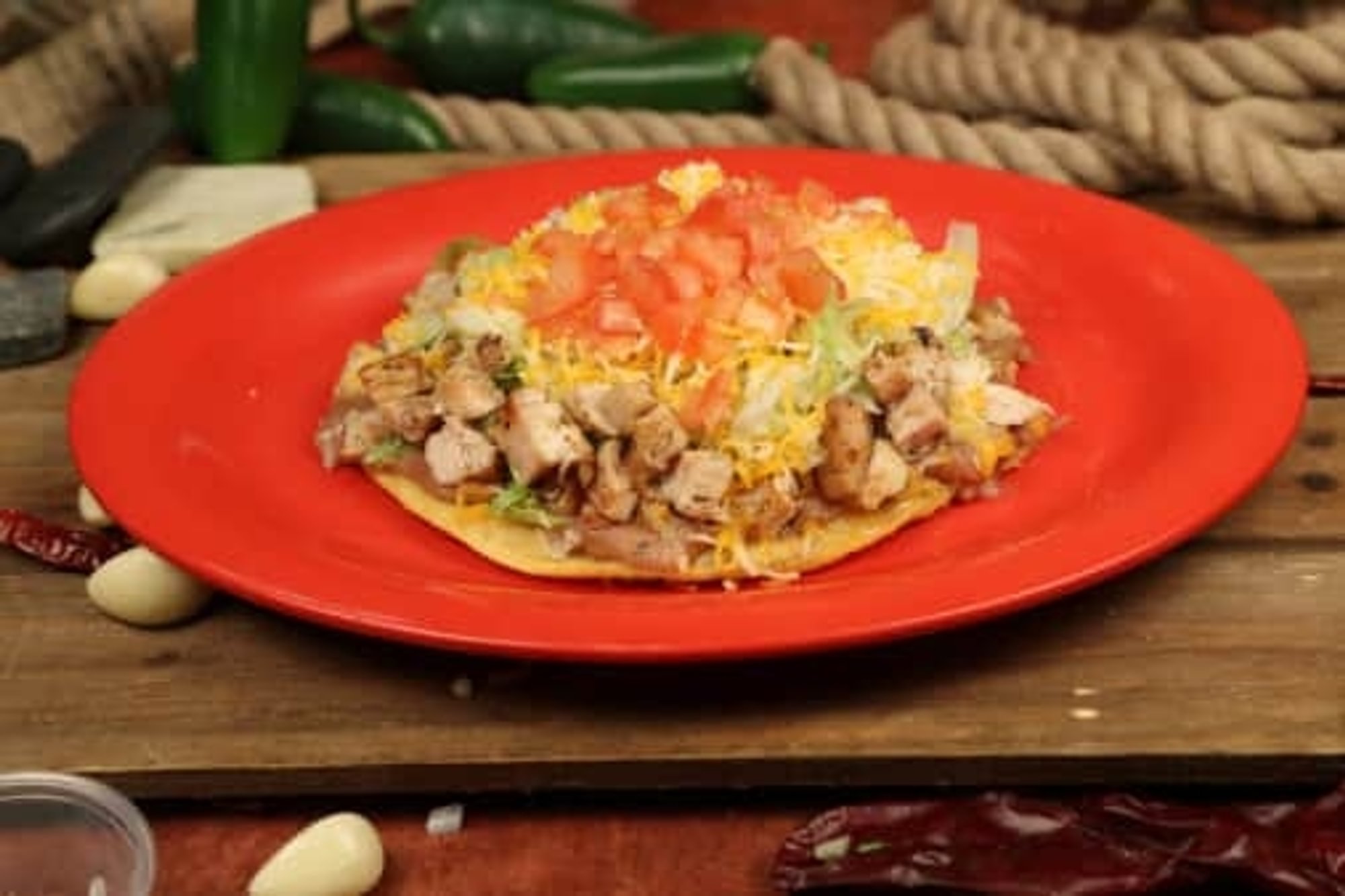 Meat Tostada