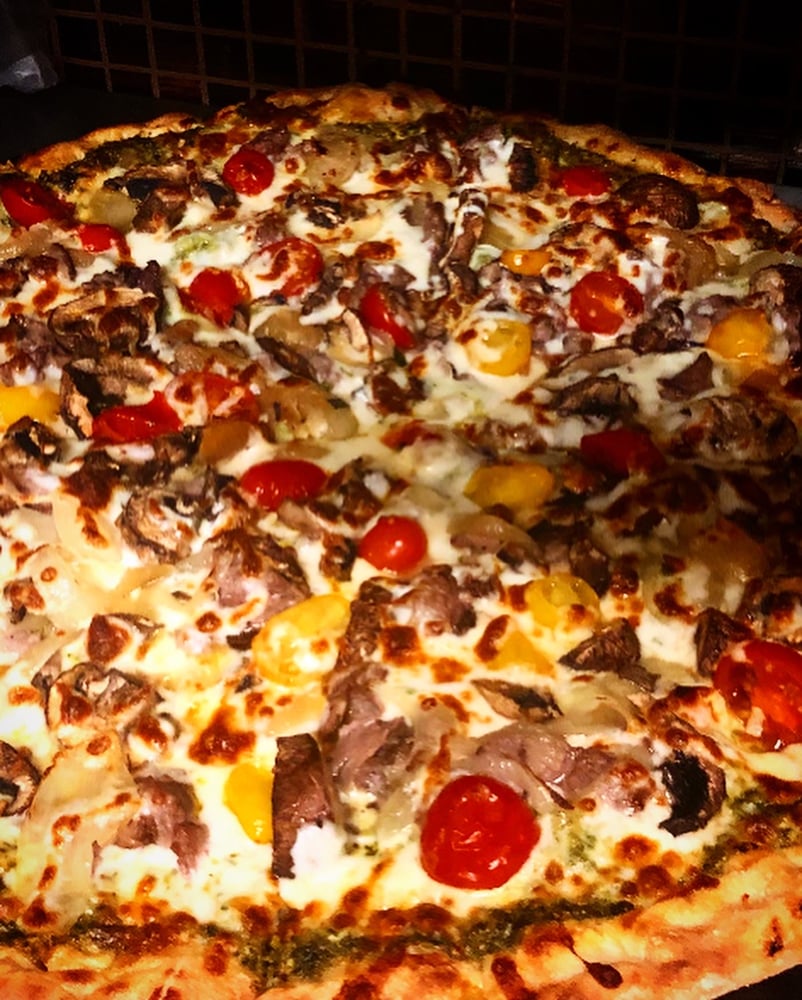 Tri-Tip Chimichurri Pizza