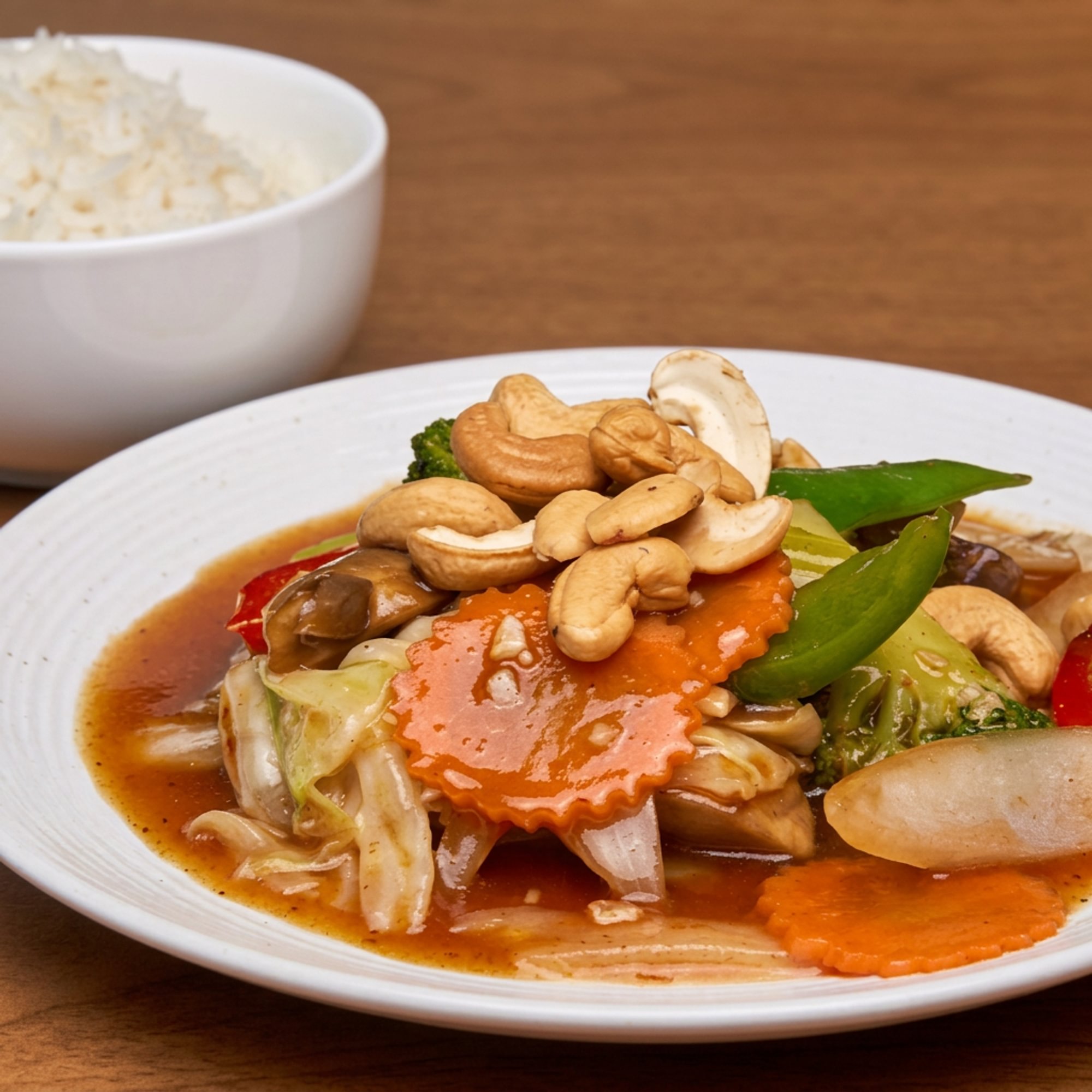 V4. Cashew Nuts Mixed Vegetables