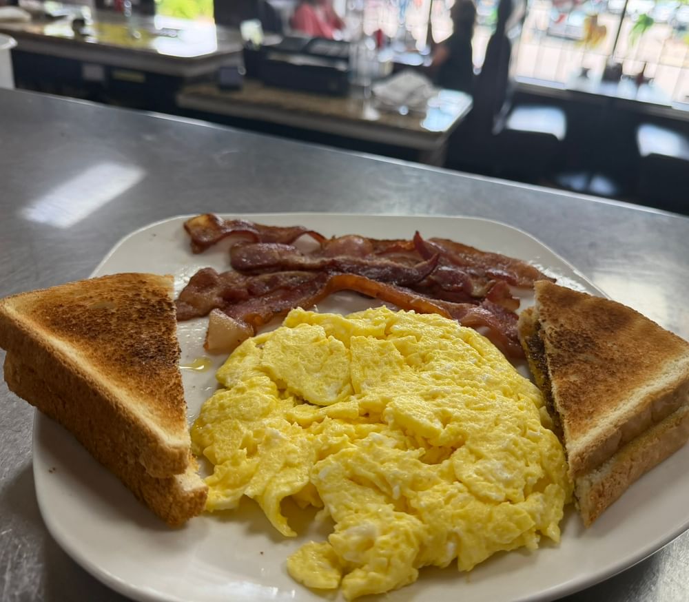 Two Eggs with Meat