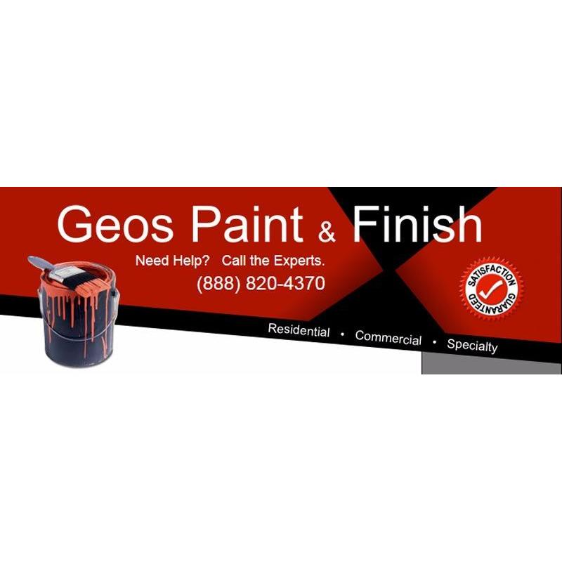Geo's Paint And Finish Logo