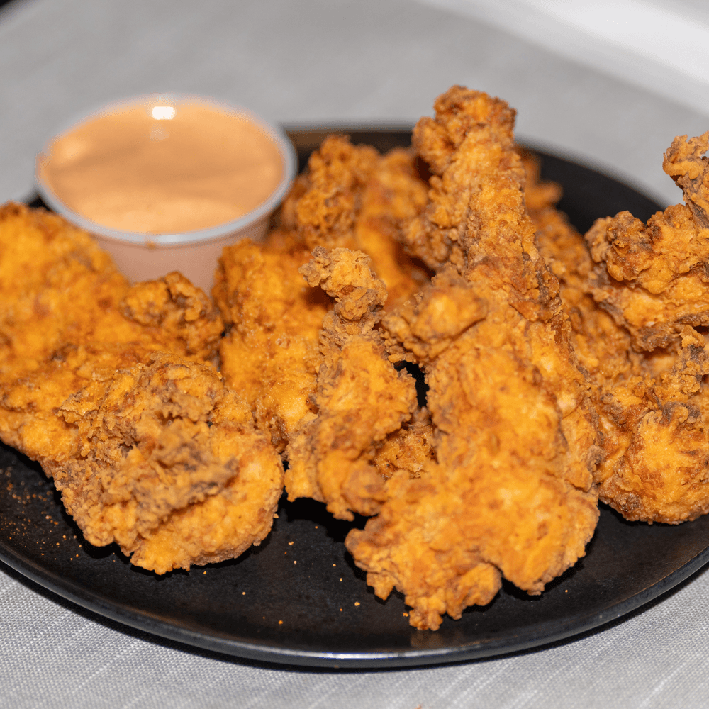 Four Tenders with Ridiculous Sauce