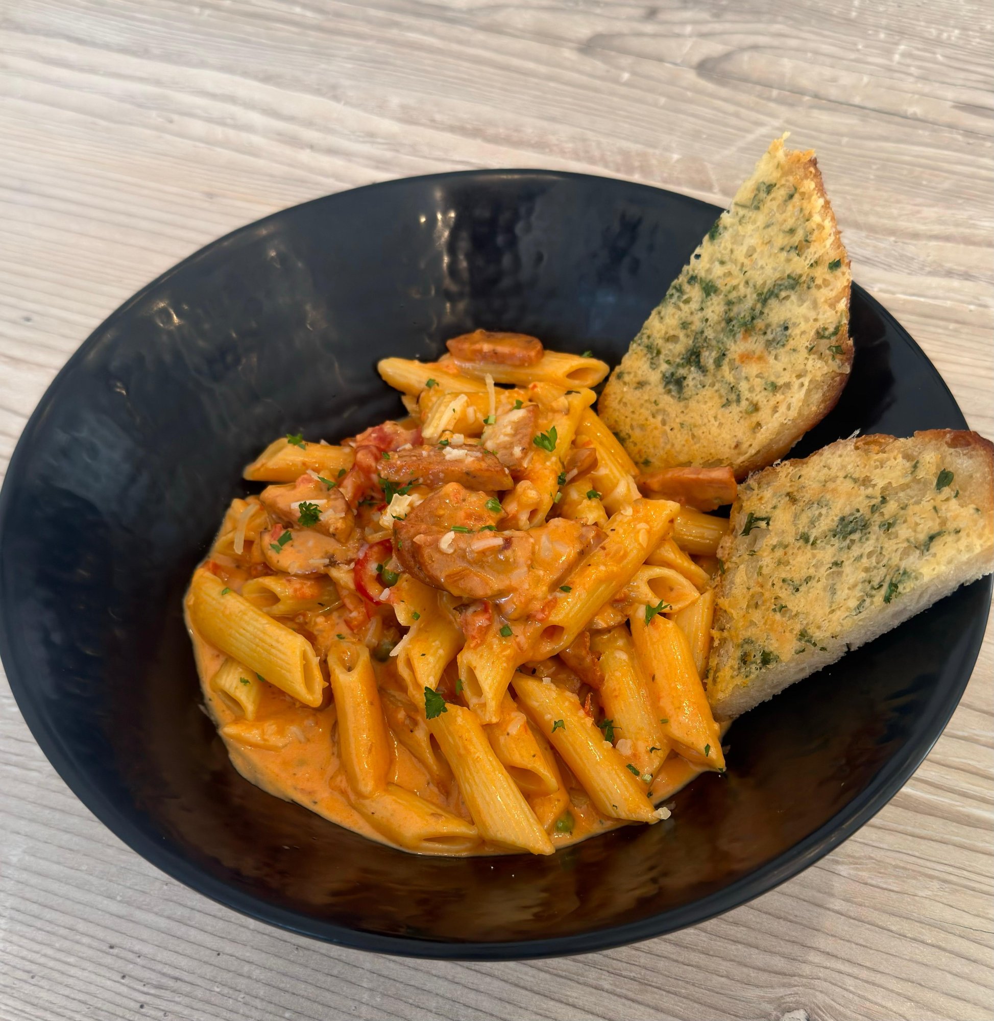 Spicy Chicken Sausage Pasta