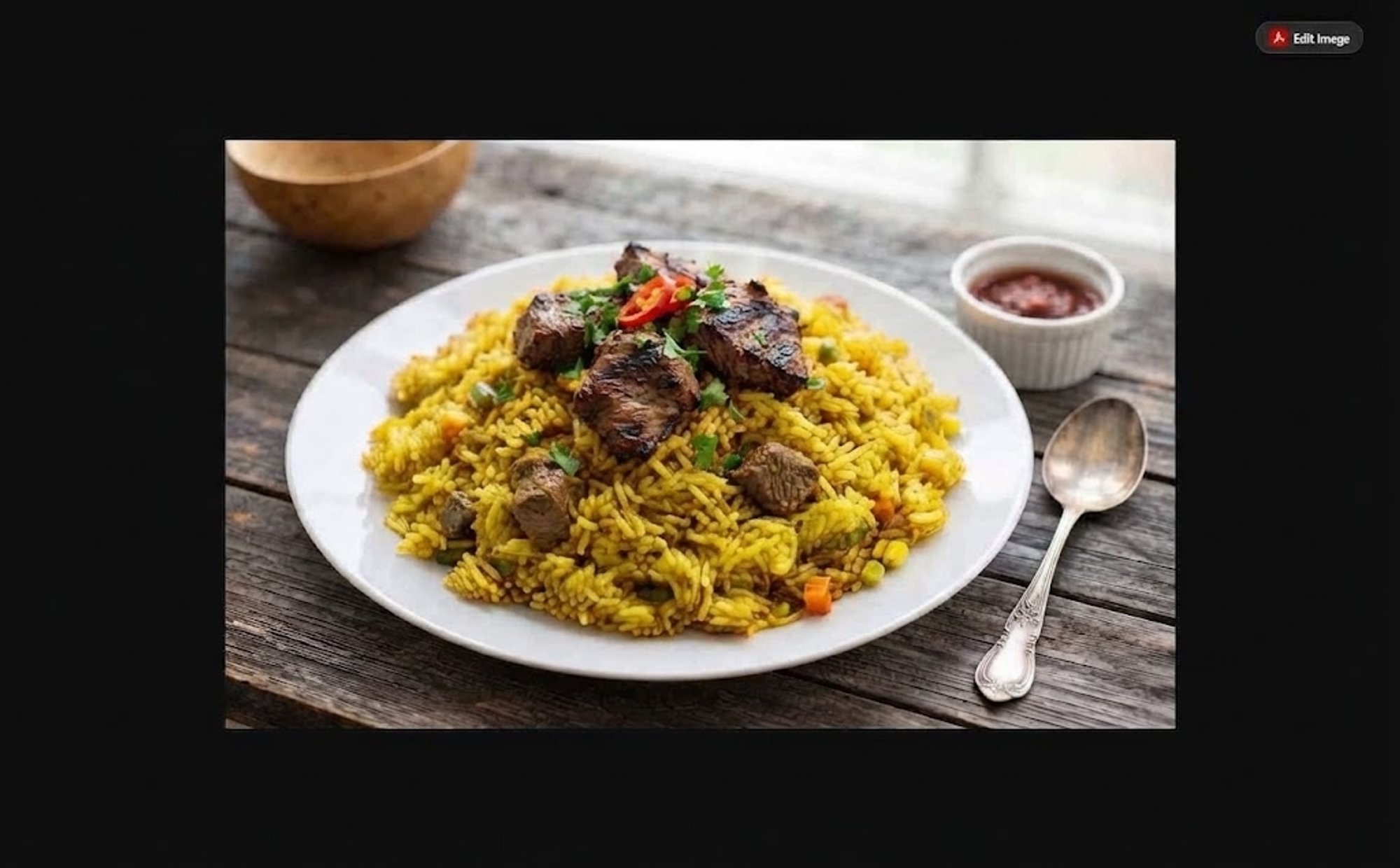 FRIED RICE (W/BEEF)