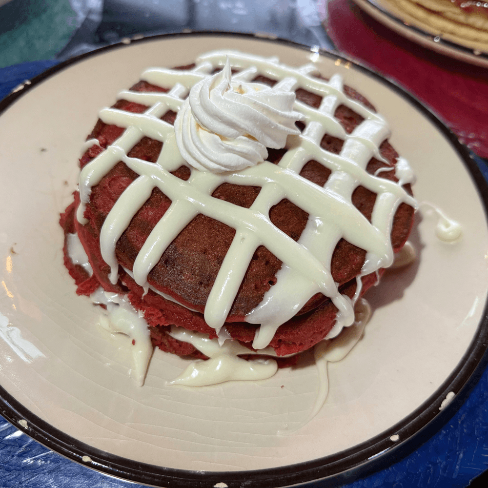 Red Velvet Pancakes