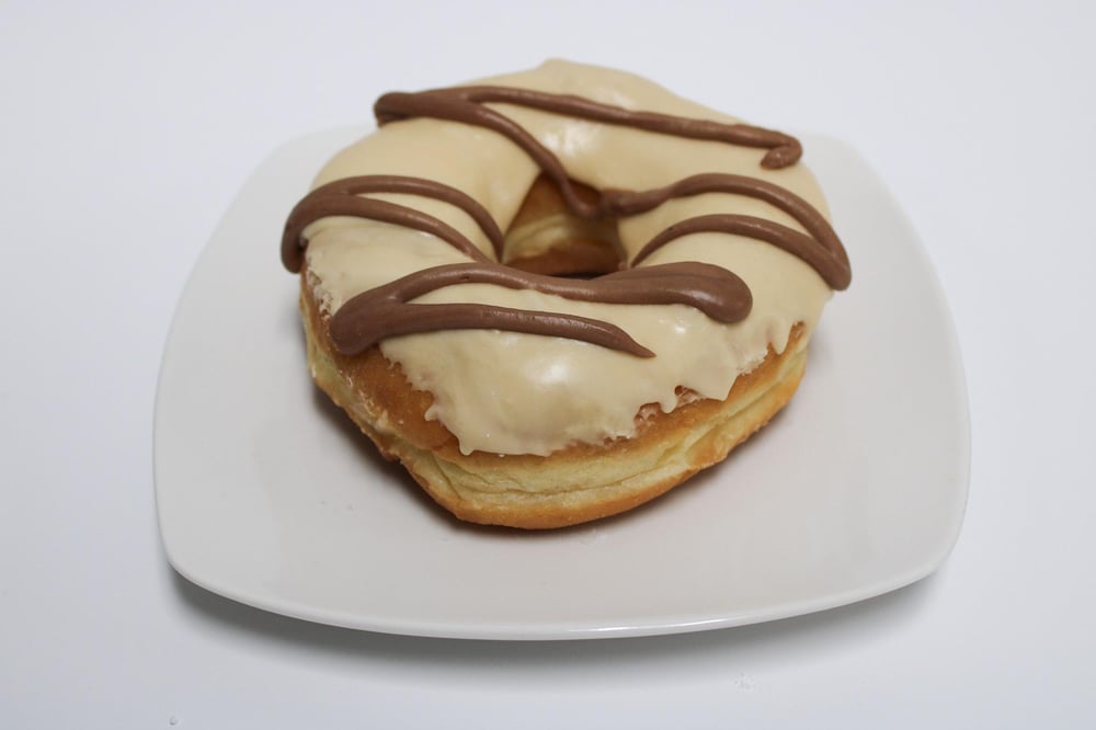 Caramel Icing W/ Chocolate Drizzle