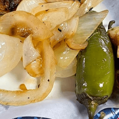 Fried Hot Peppers / Chiles Toreados