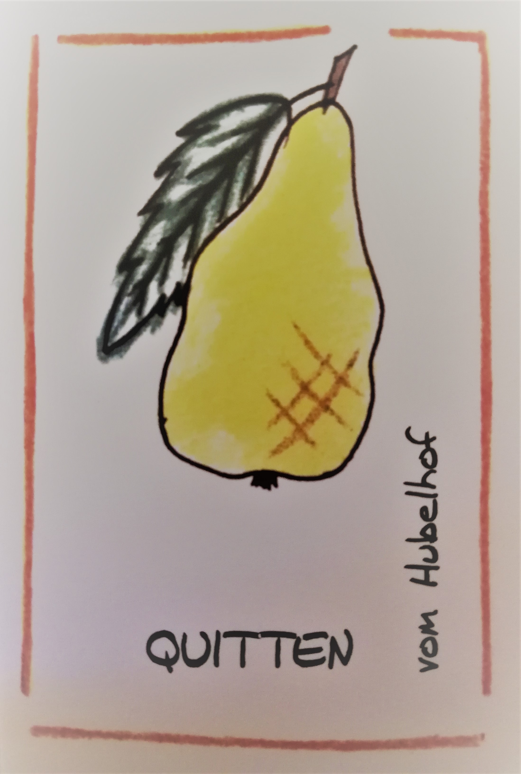 Veredelter Quitten Schnaps