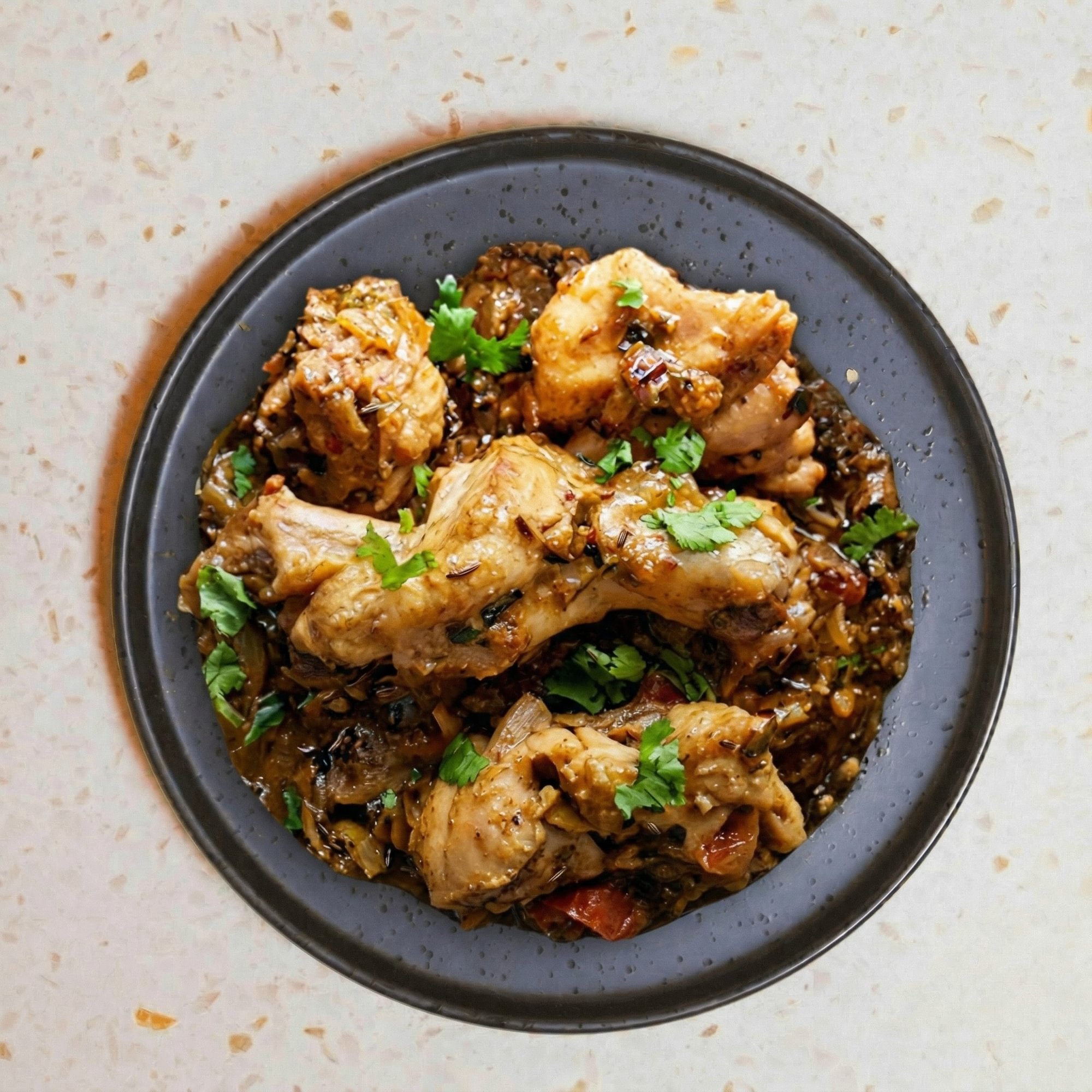Chicken Khade Masale (Chicken Kadhai)