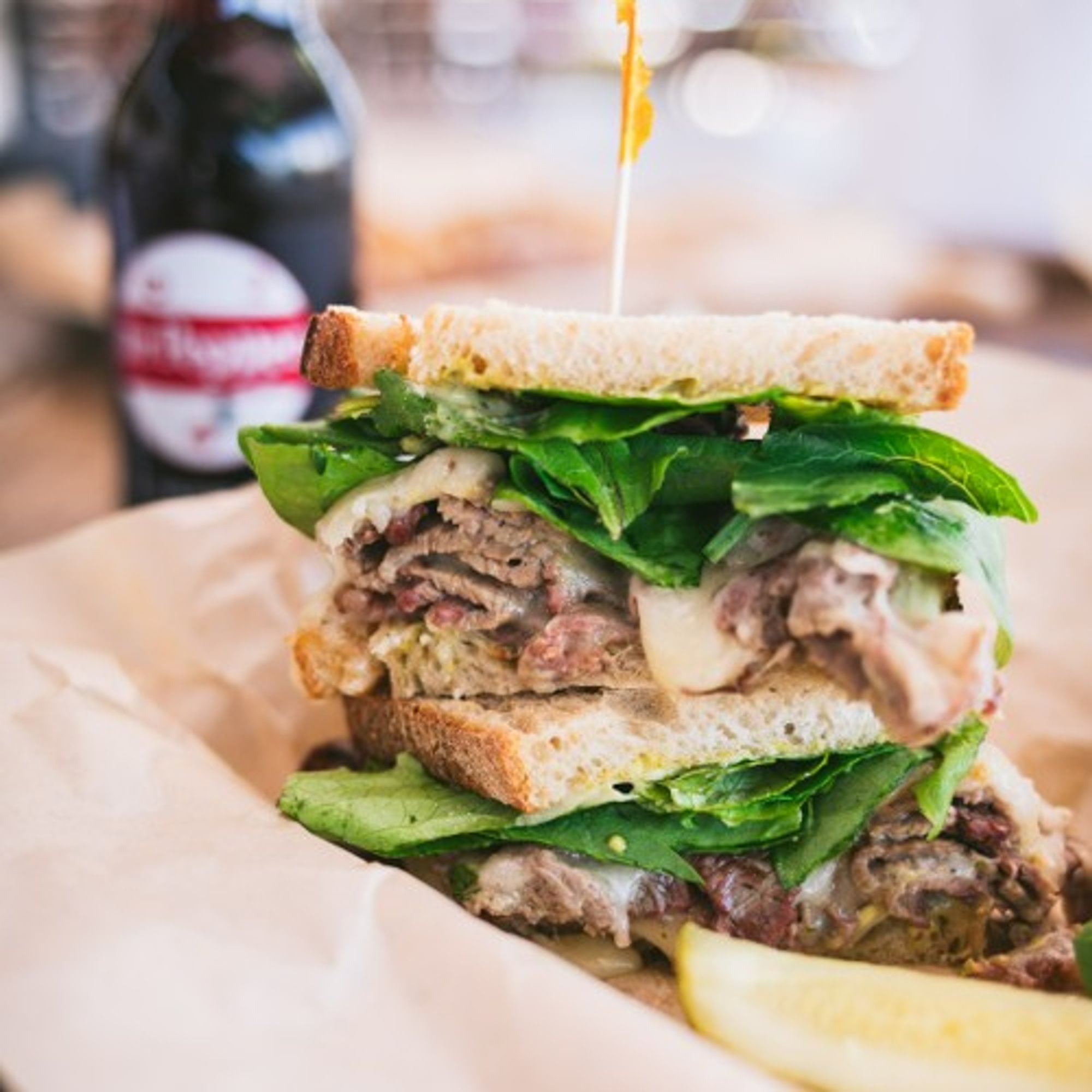 Smoked Tri-Tip Sandwich