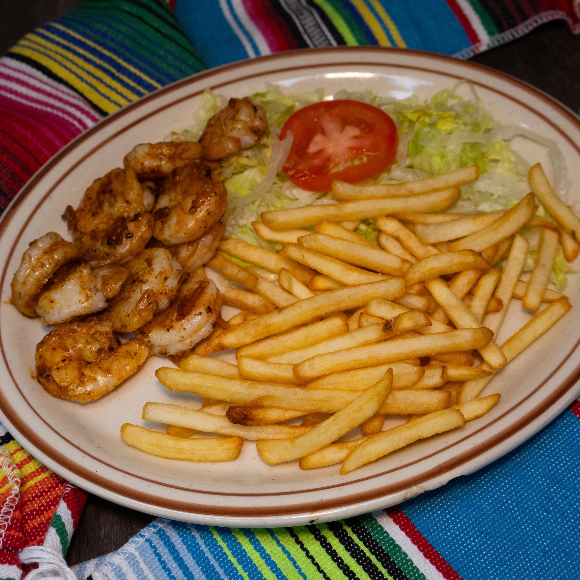 Kids #8. Grilled Shrimp