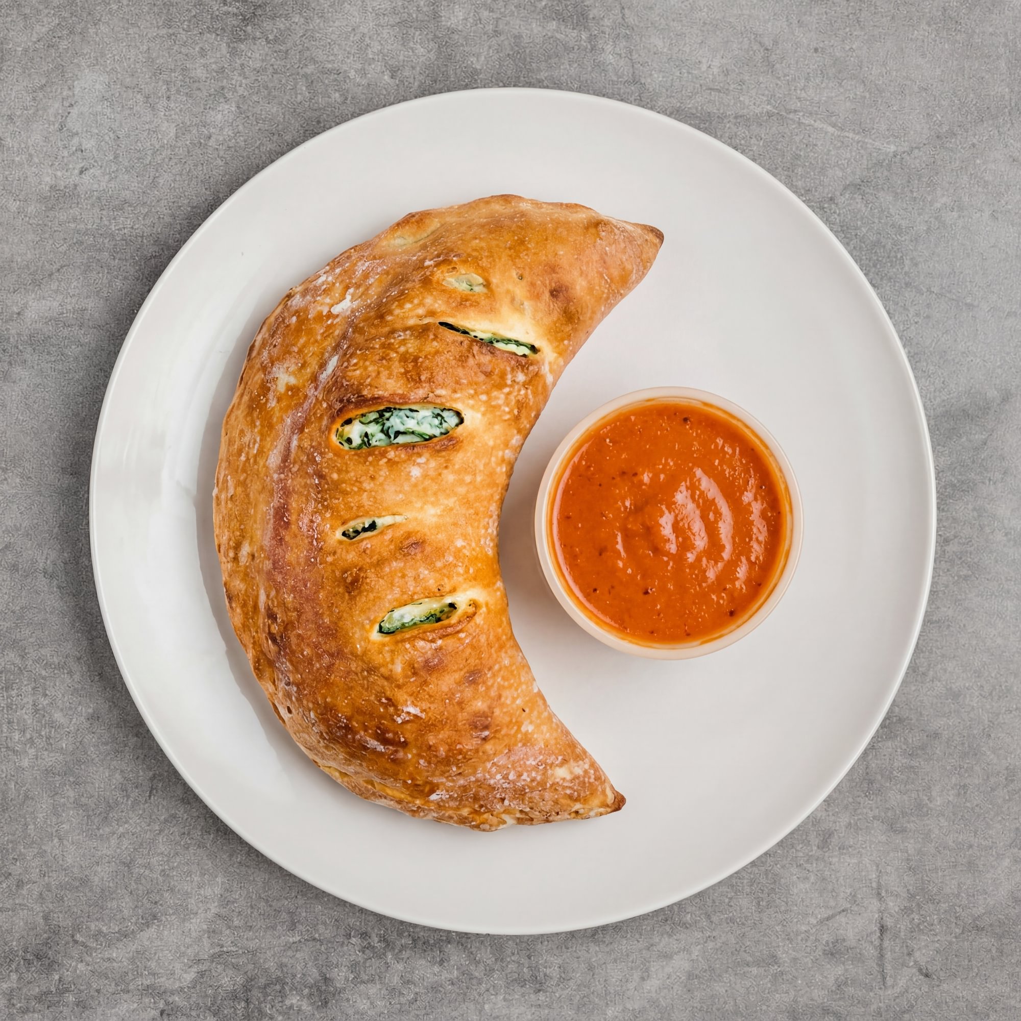 Cheese & Sauce Calzone