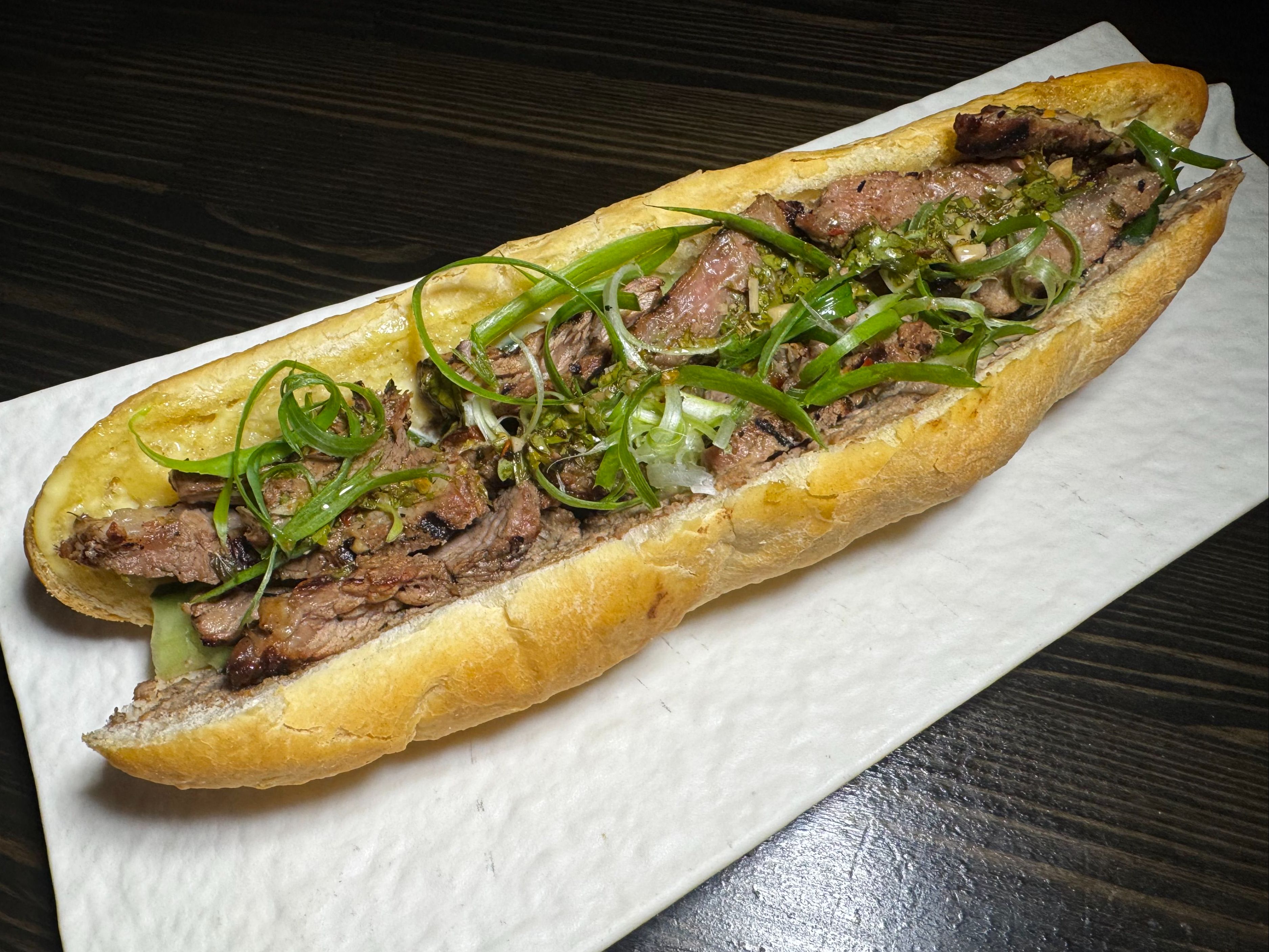 GRILLED RIBEYE CHIMICHURRI BANH MI