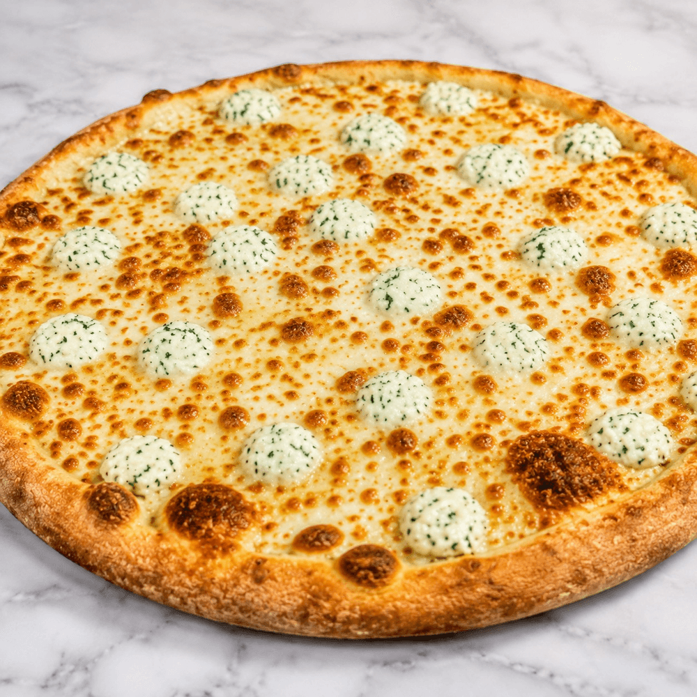 Four Cheese White Pizza