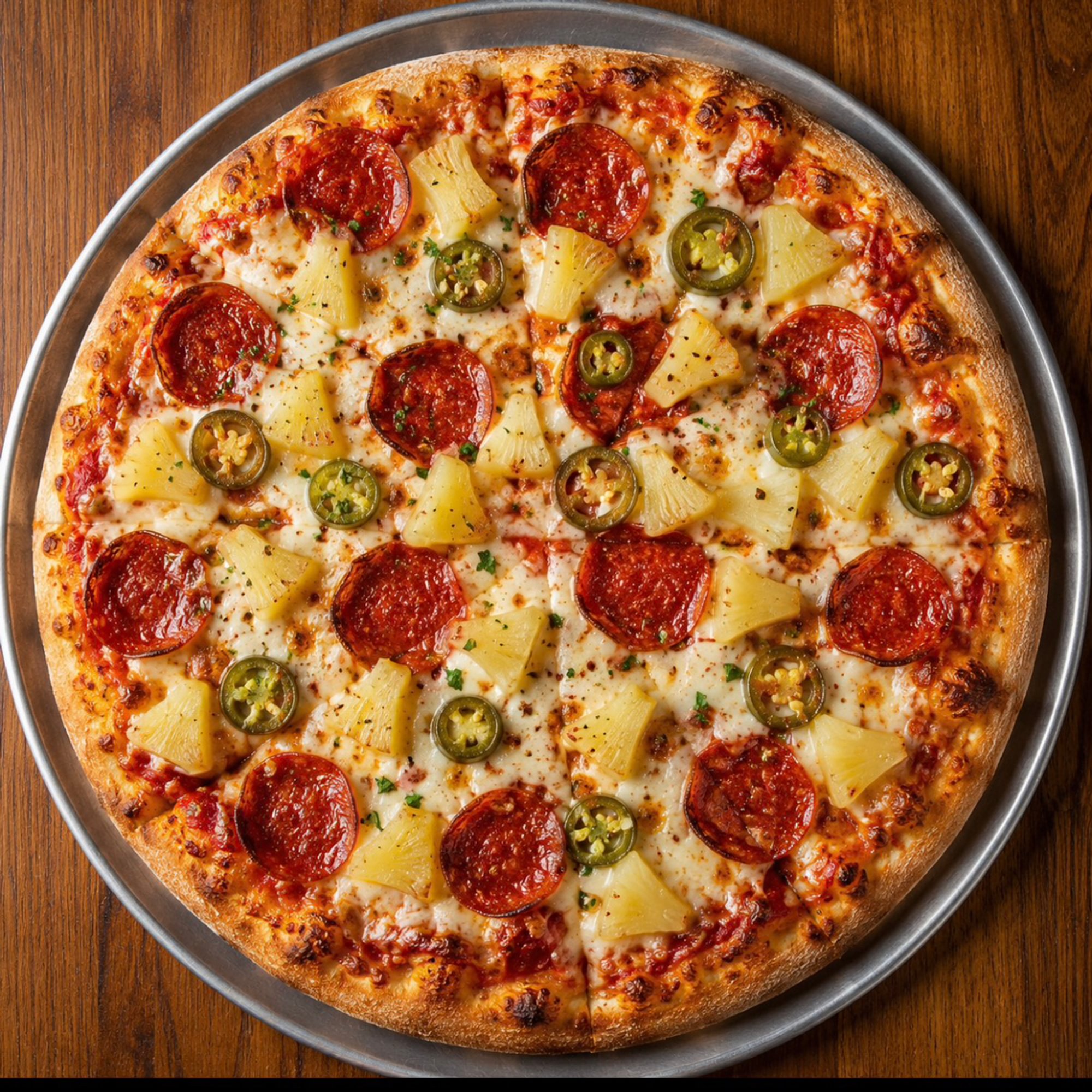 Spicy Hawaiian Pizza