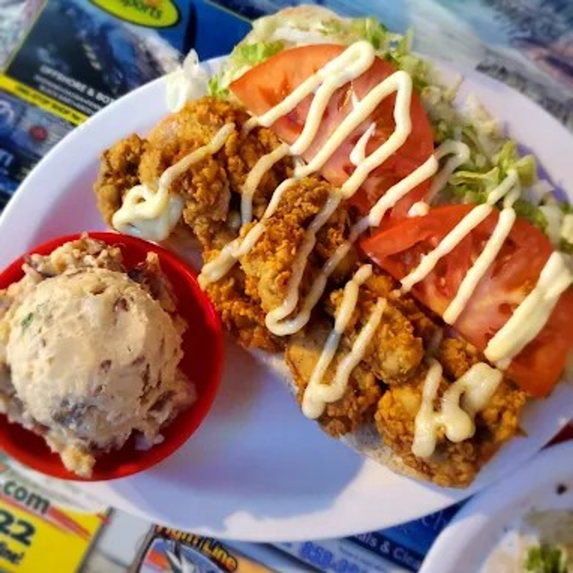 "Oyster" sandwich