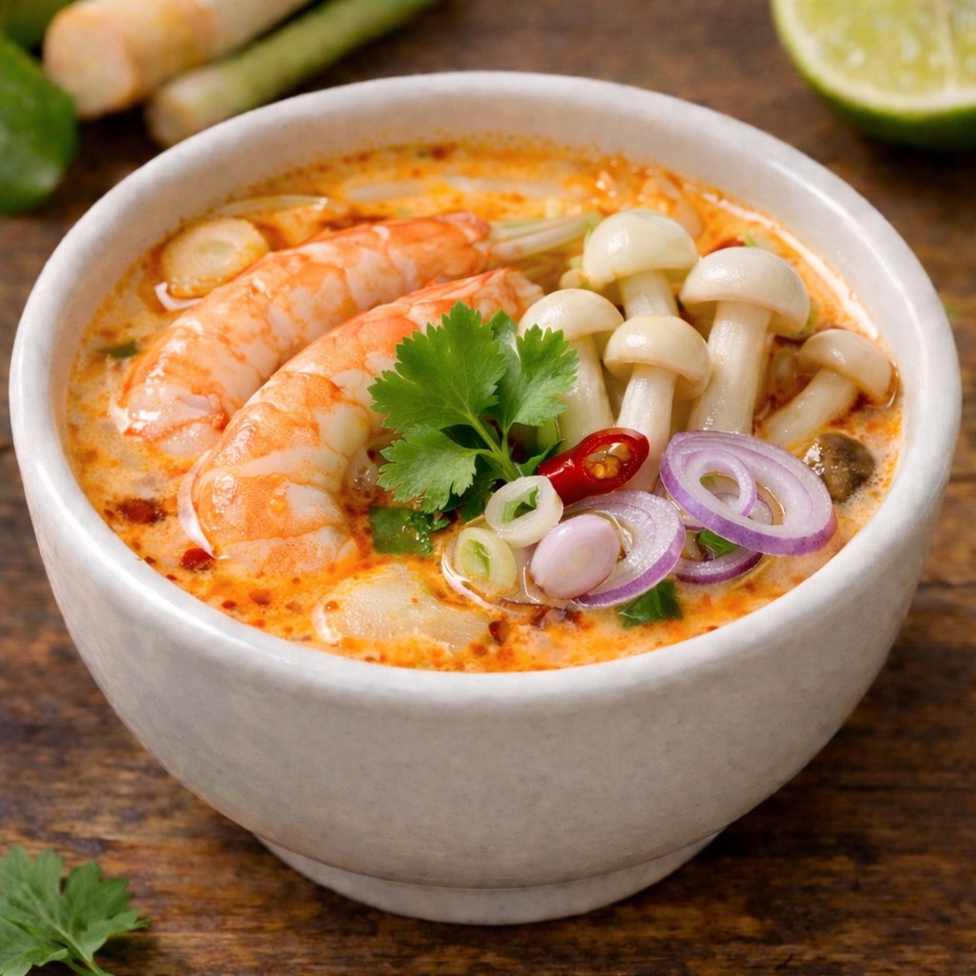 Creamy Tom Yum Soup