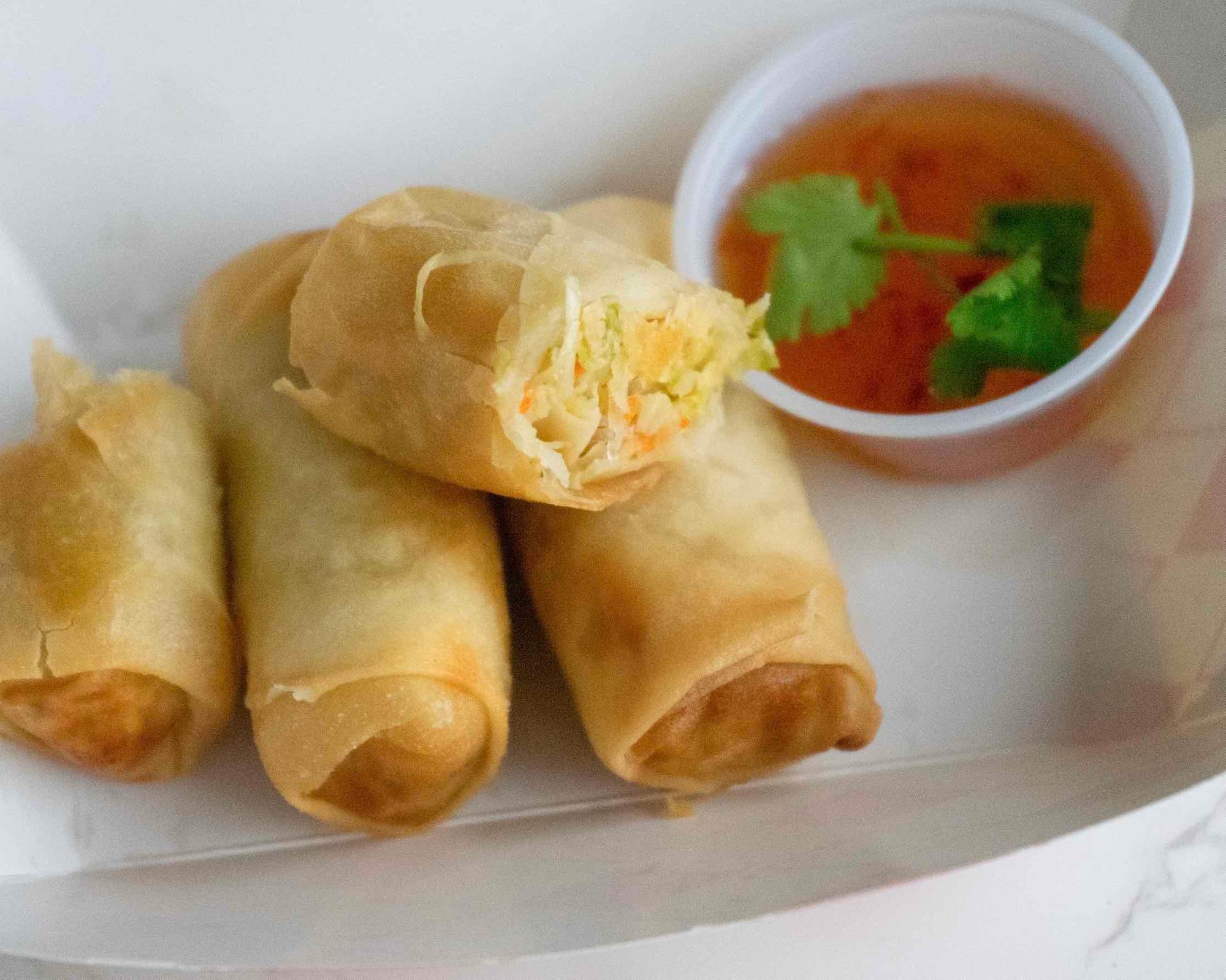 Vegetable Spring Rolls - Vegan Crispy Rolls (3)