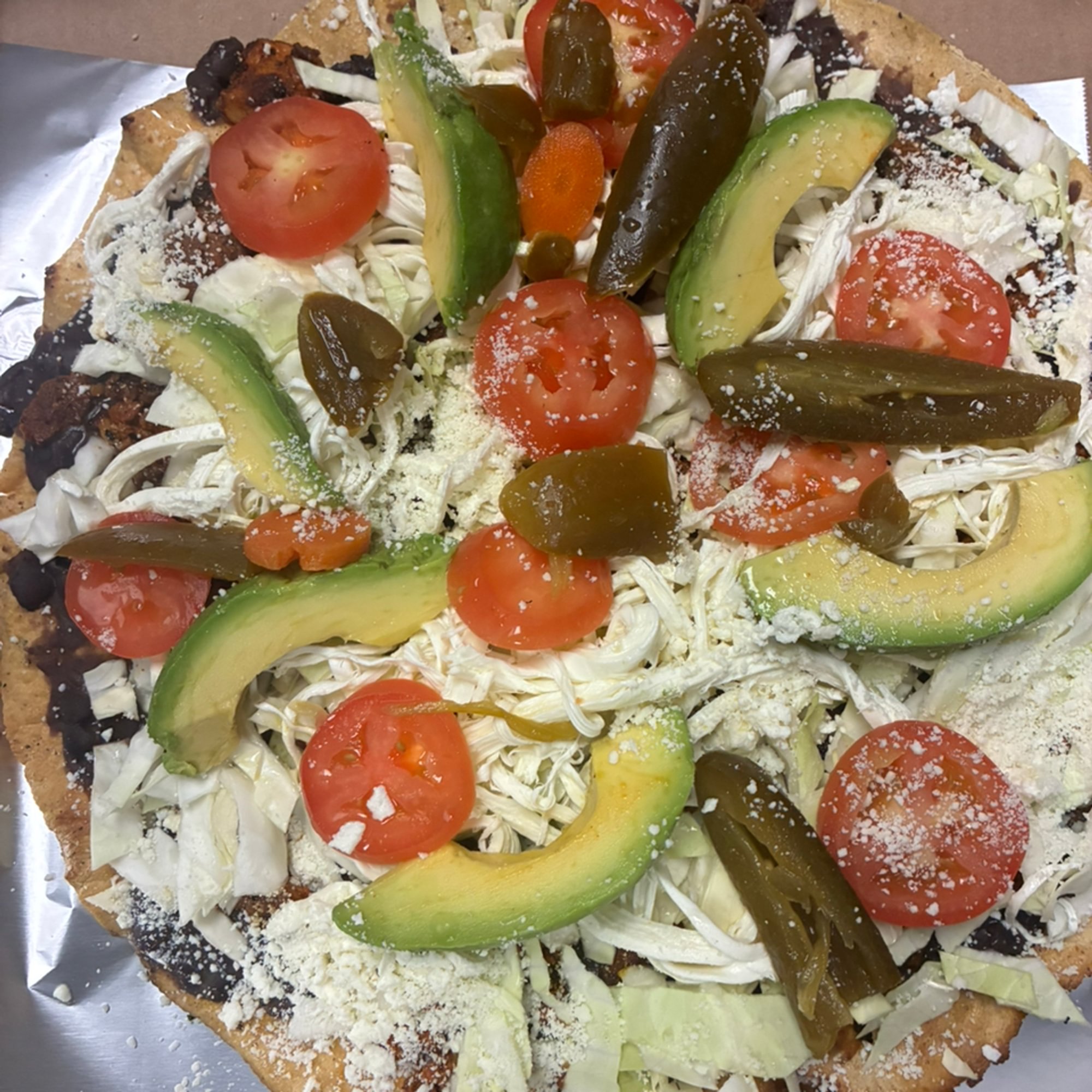Mexican Tlayuda