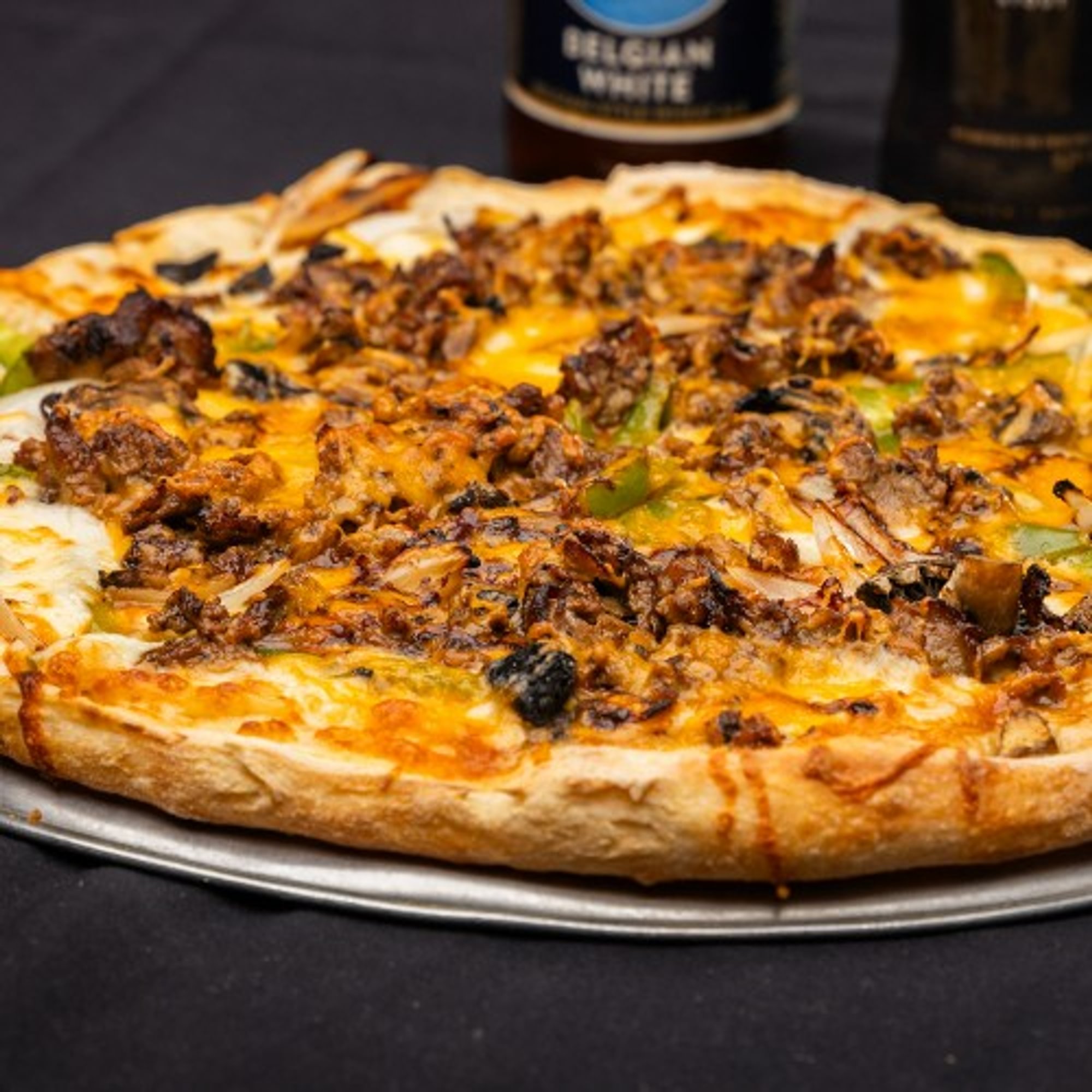 Steak and Cheese Pizza (Medium)