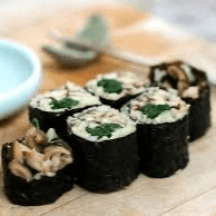 Shiitake & Spinach Roll