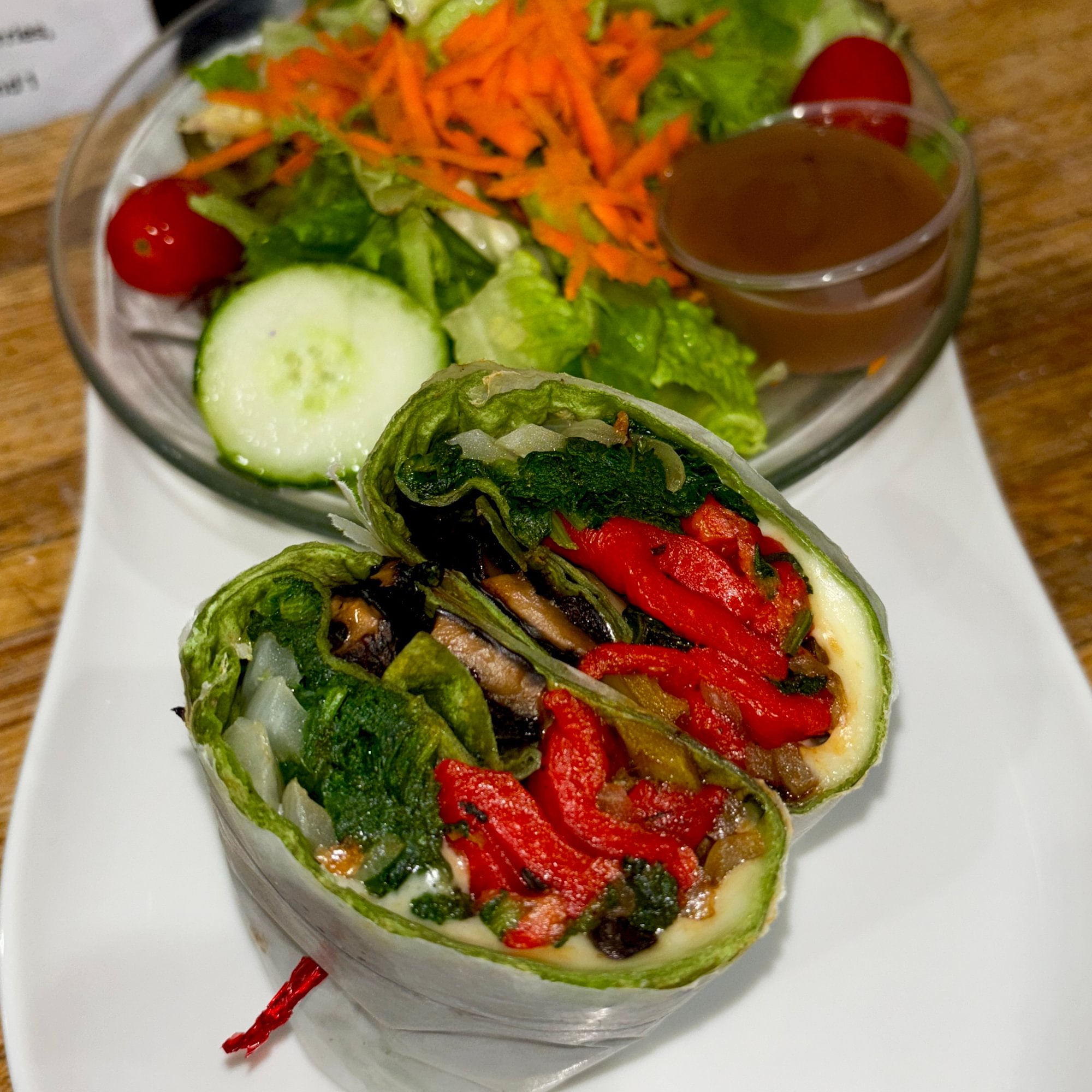 Mediterranean Veggie Wrap