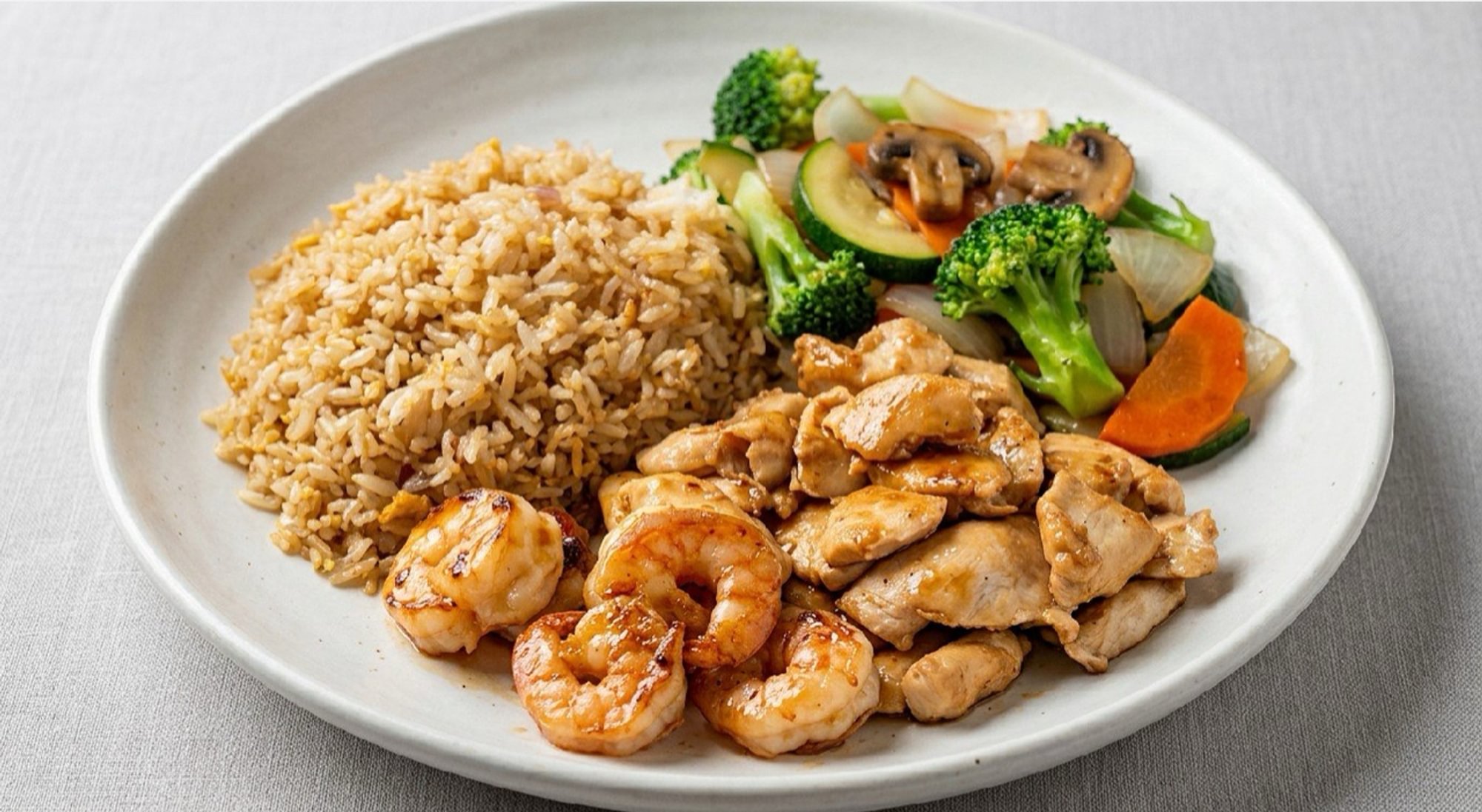 Hibachi Chicken & Shrimp