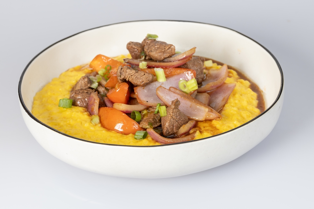 Arroz Lomo cremoso aji amarillo