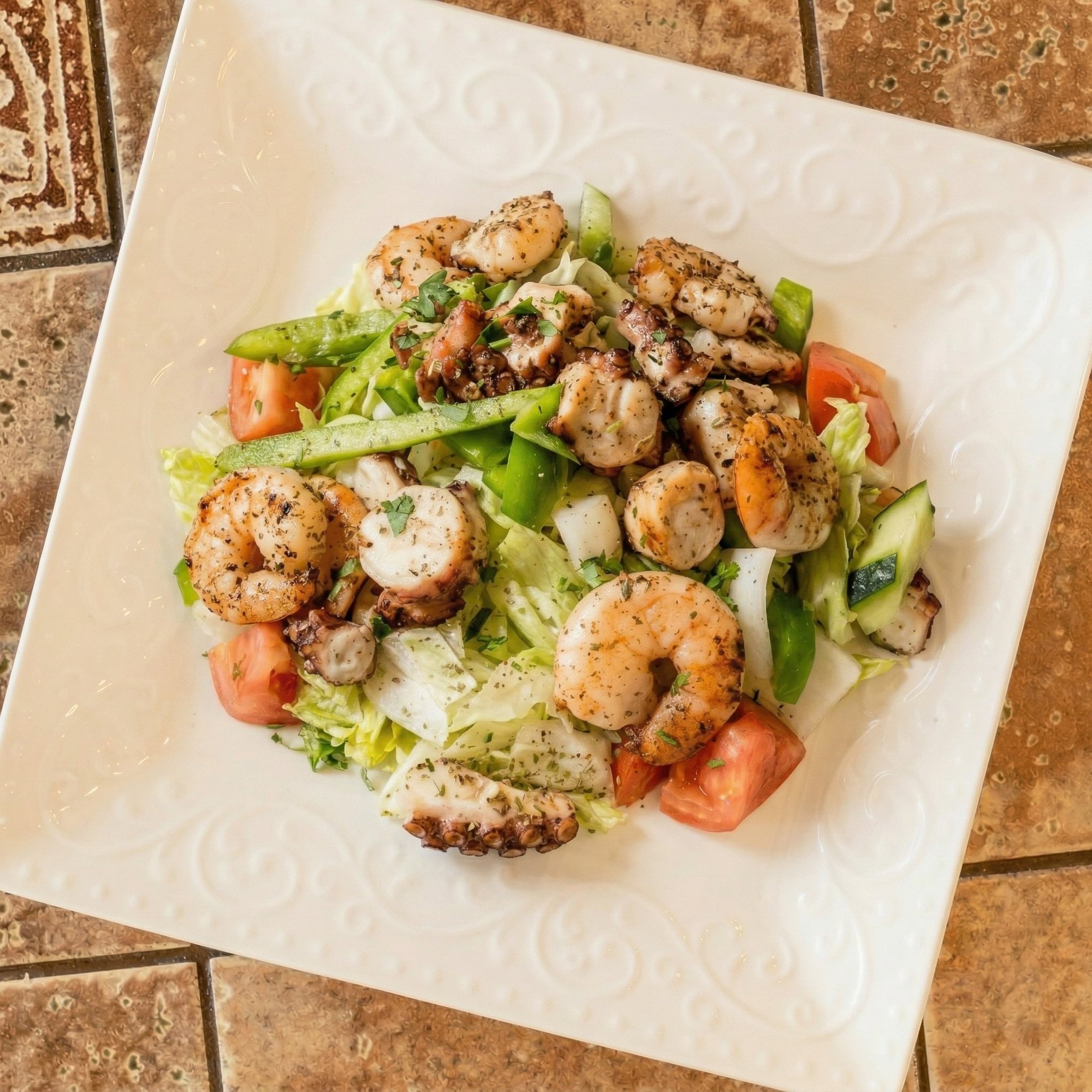 Grilled Seafood Salad