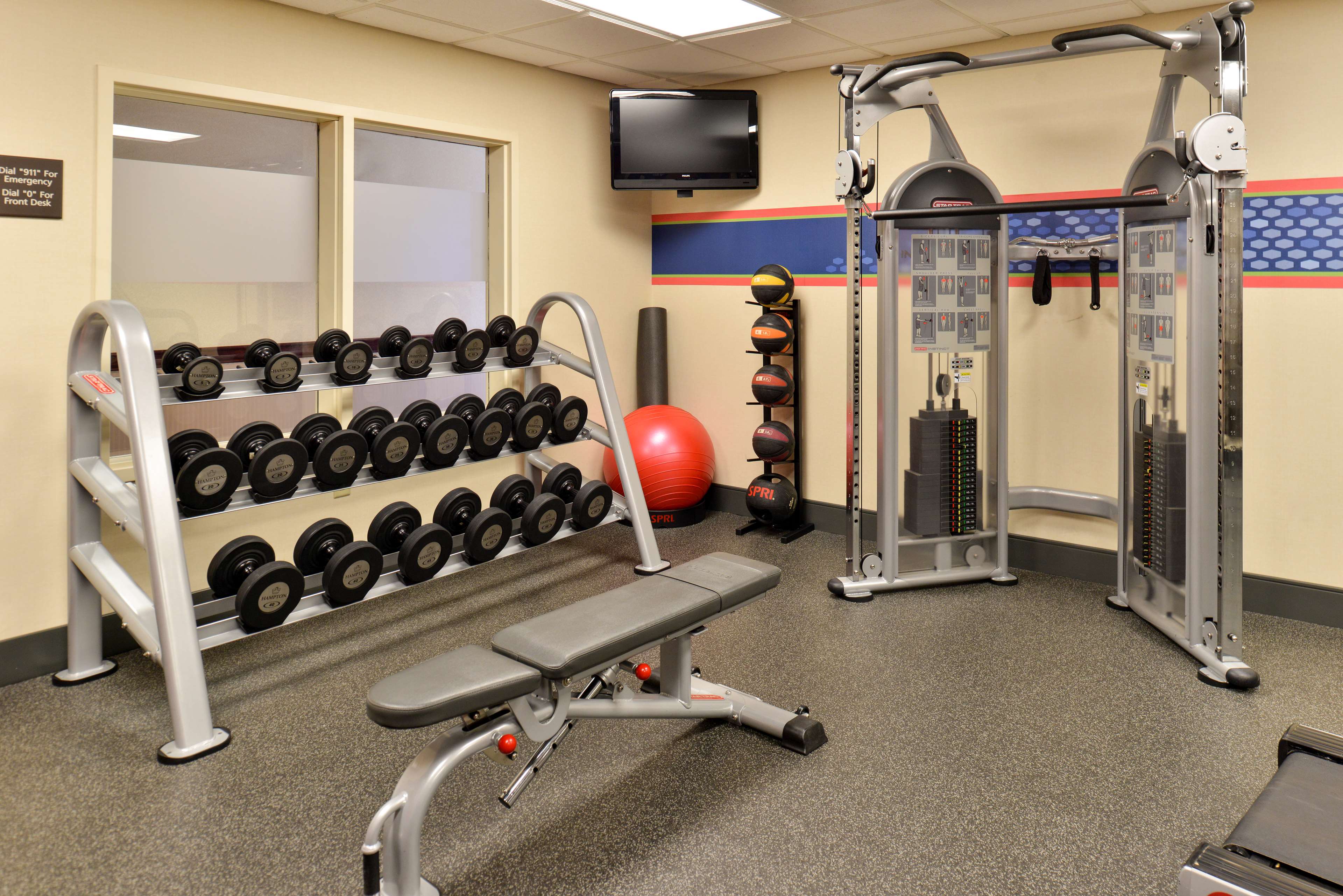 Health club  fitness center  gym