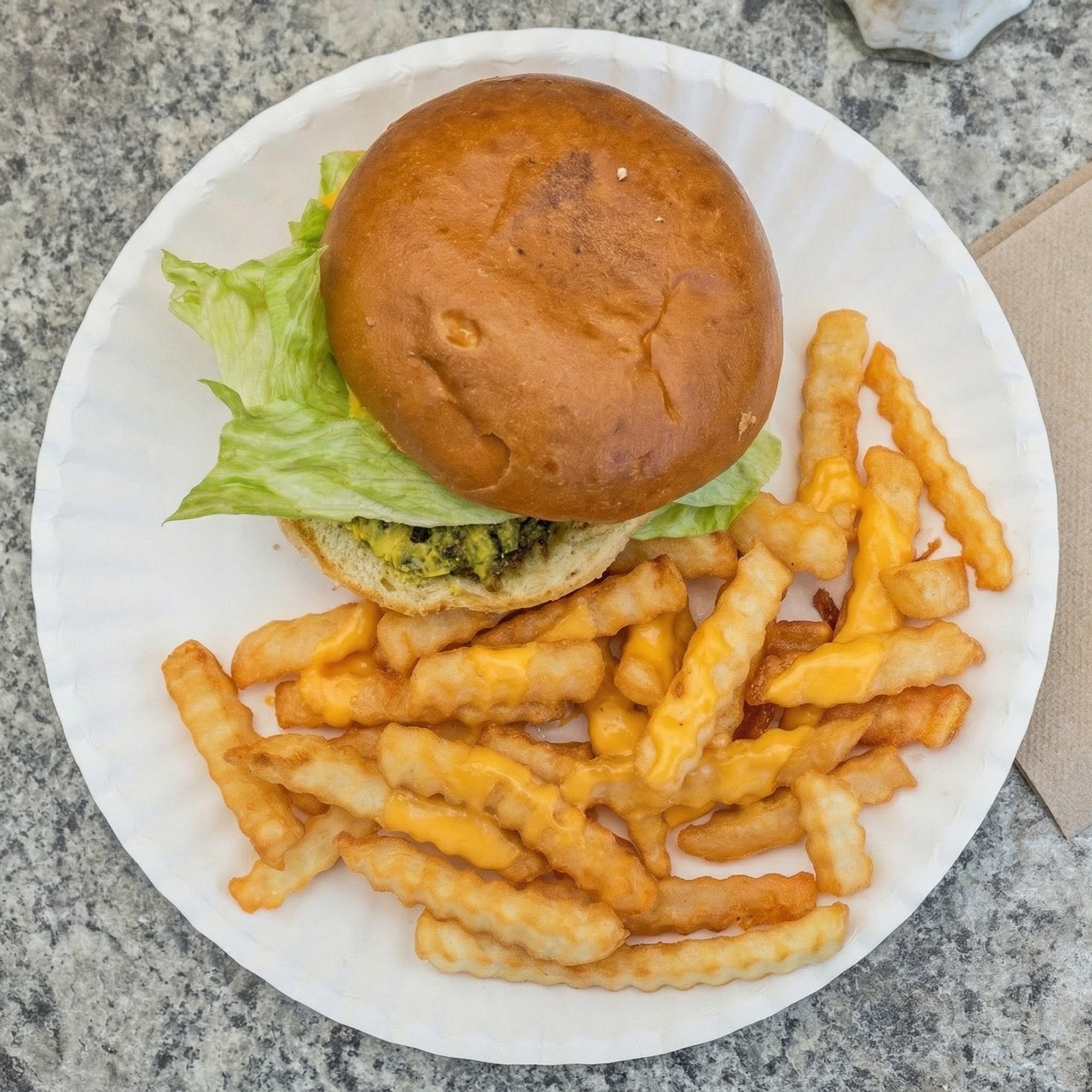 Garden Burger with Fries
