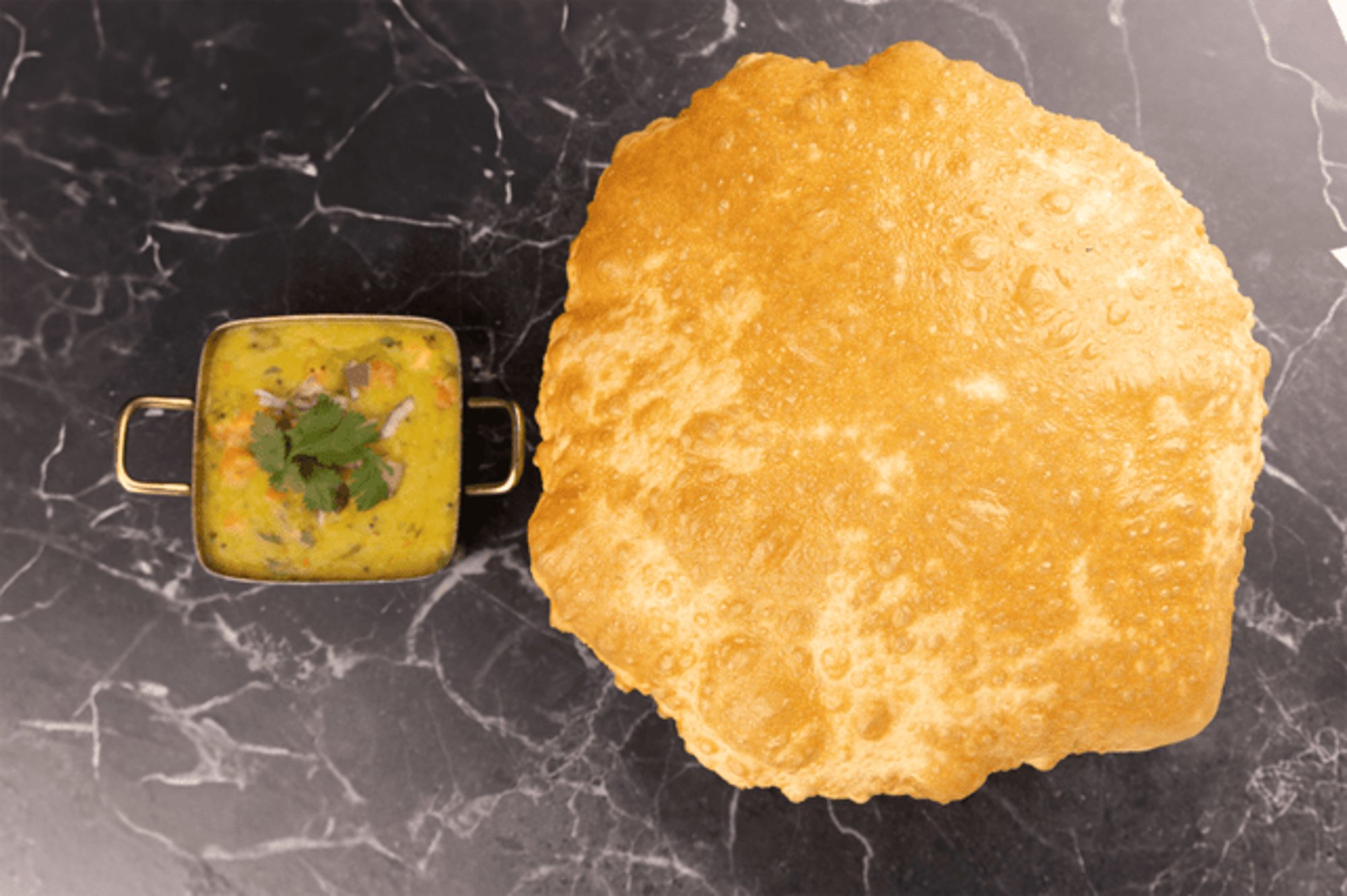 Bature Aloo Tomato Curry