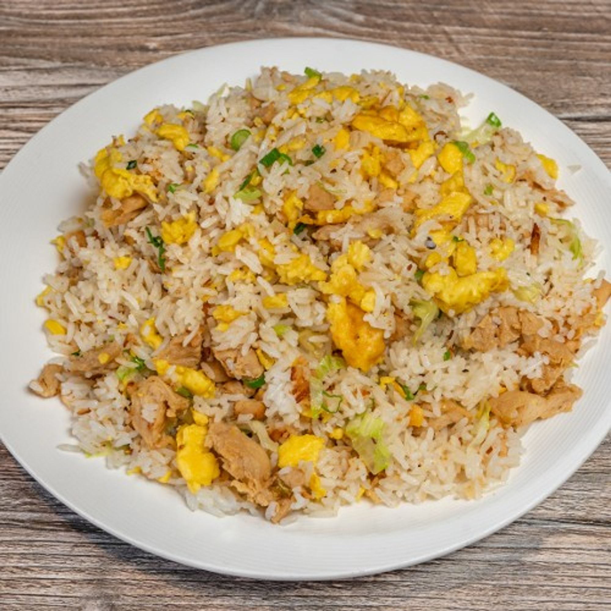Vegan Salty Fish Chick'n Fried Rice
