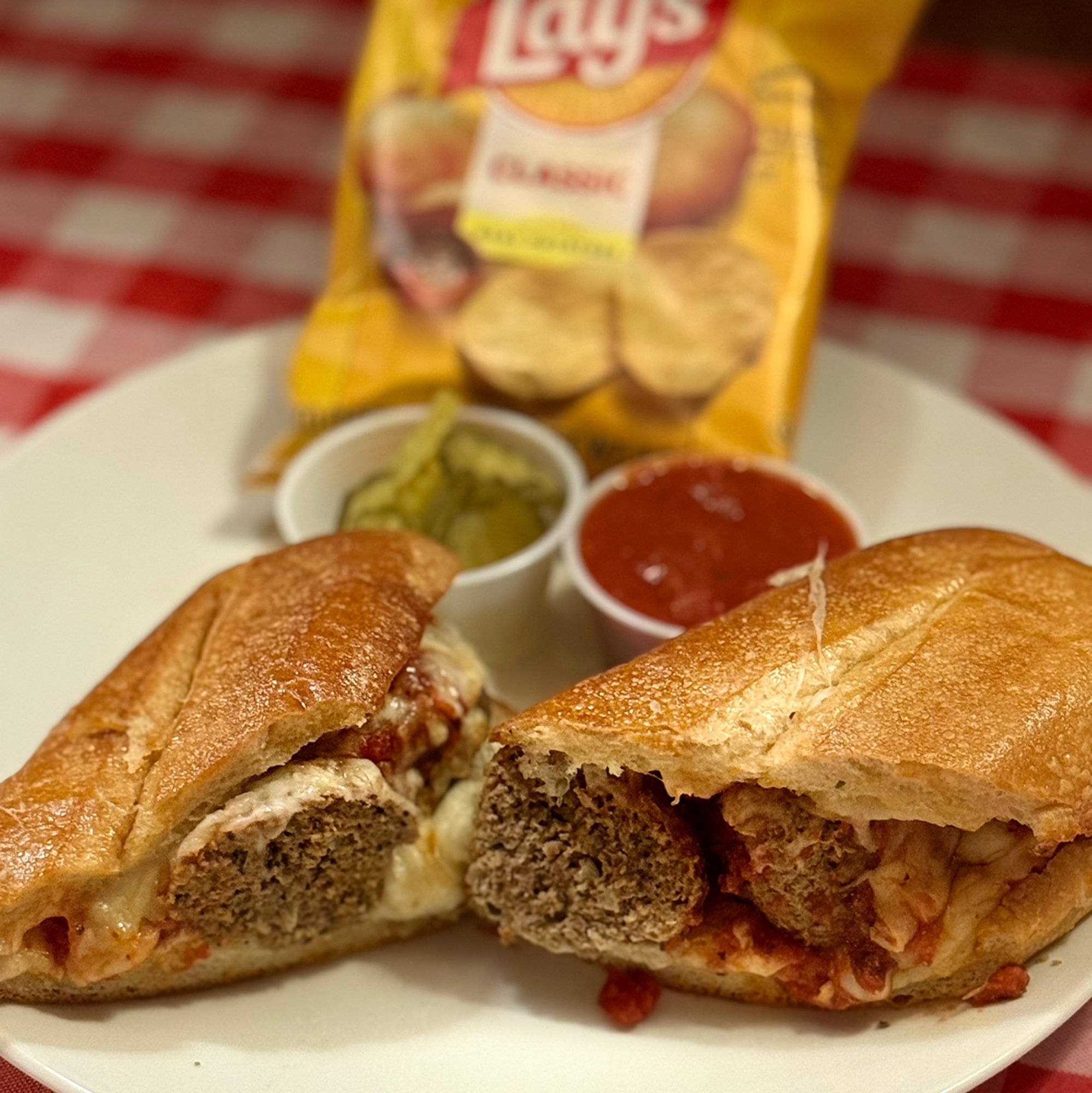 Meatball Wizard Sandwich Lunch