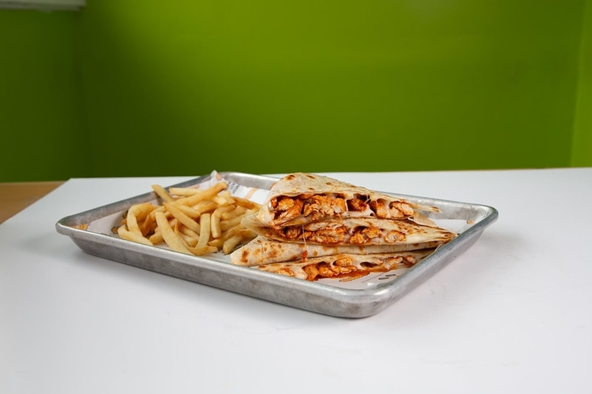 Grilled chicken quesadilla