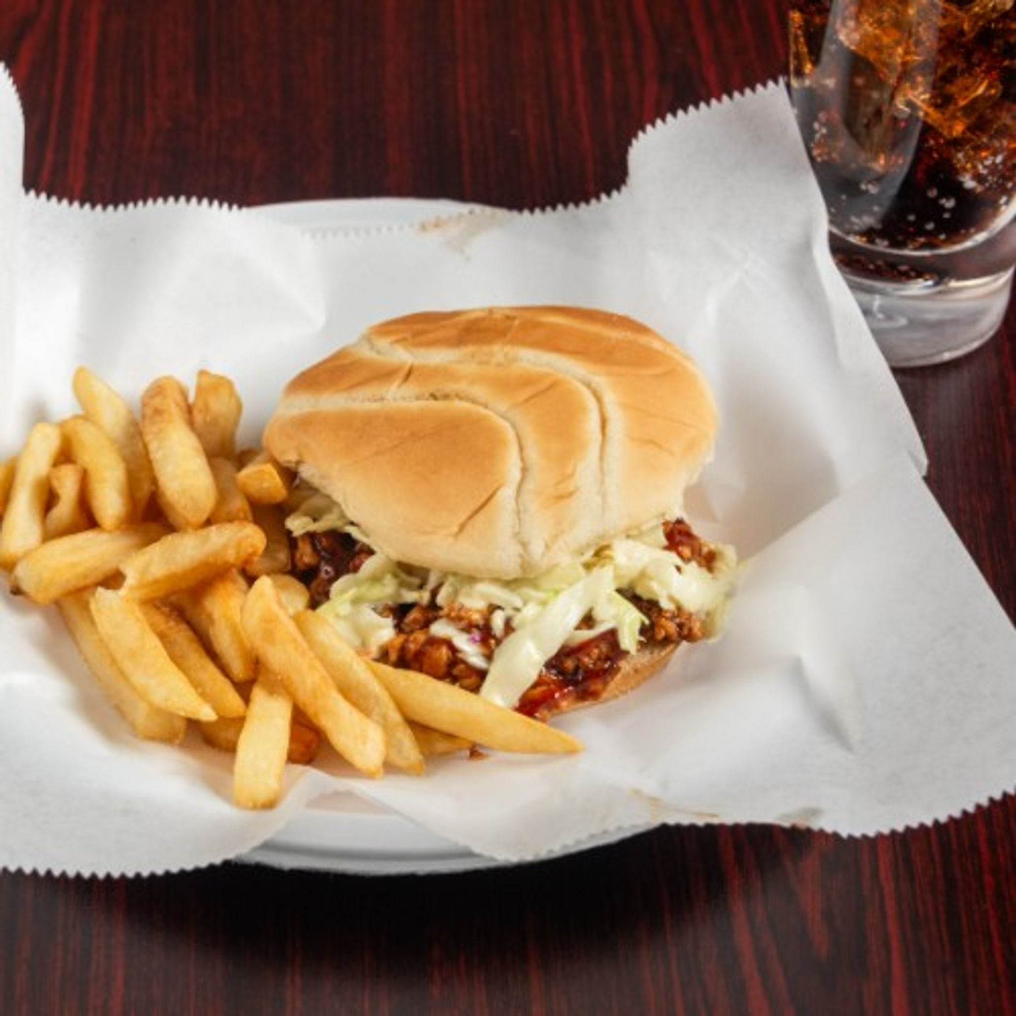 BBQ Pulled Chicken Sandwich Combo