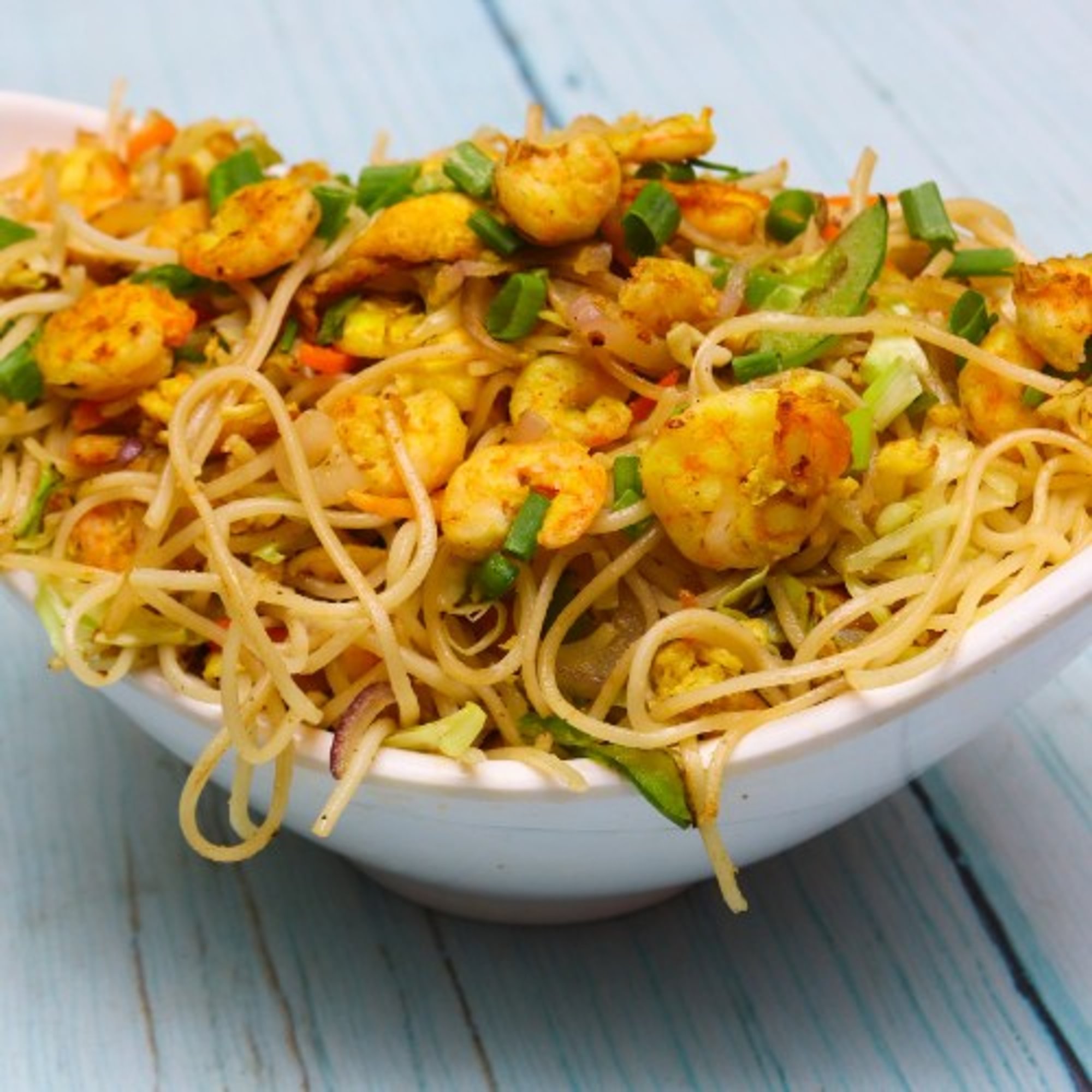 Hakka Noodles (Shrimp)
