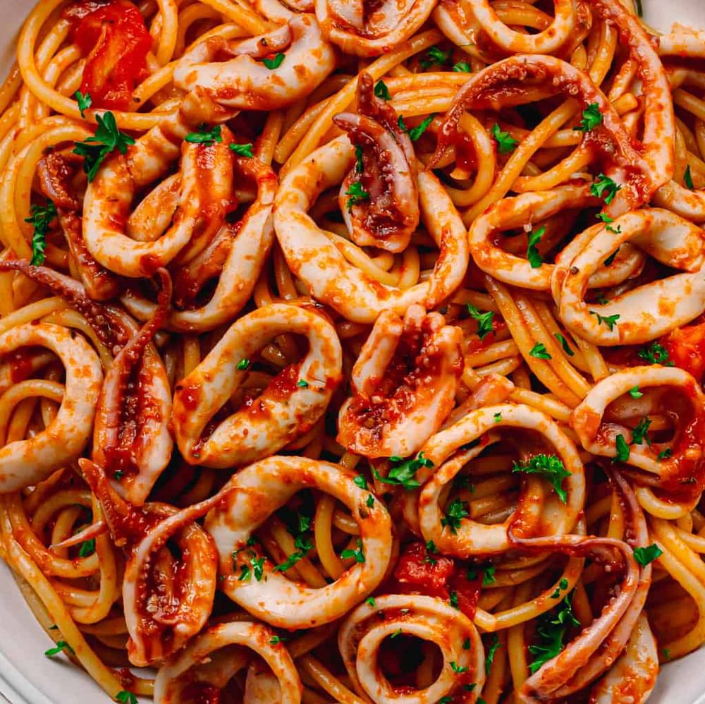 Spaghetti Calamari Giardino