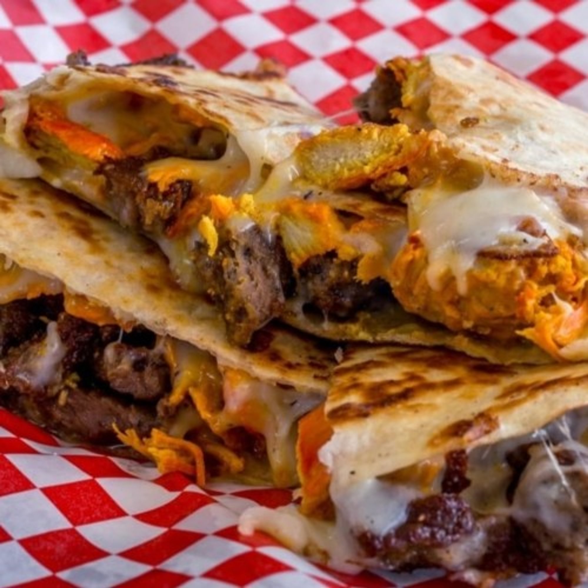 Gyro and Chicken Quesadilla