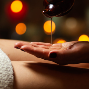 Aromatherapie- Öl Massage