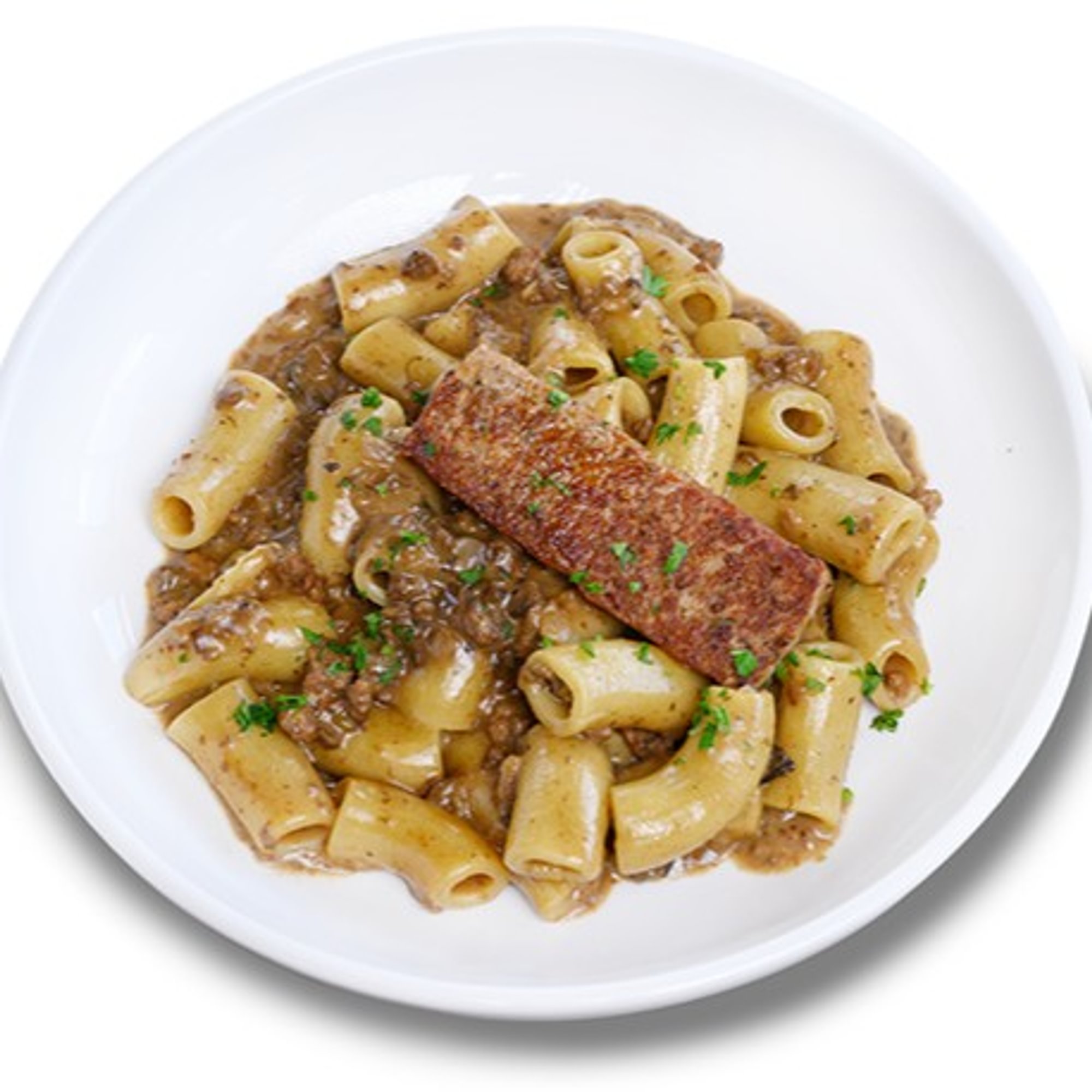 Petite Rigatoni Wild Mushroom Pasta