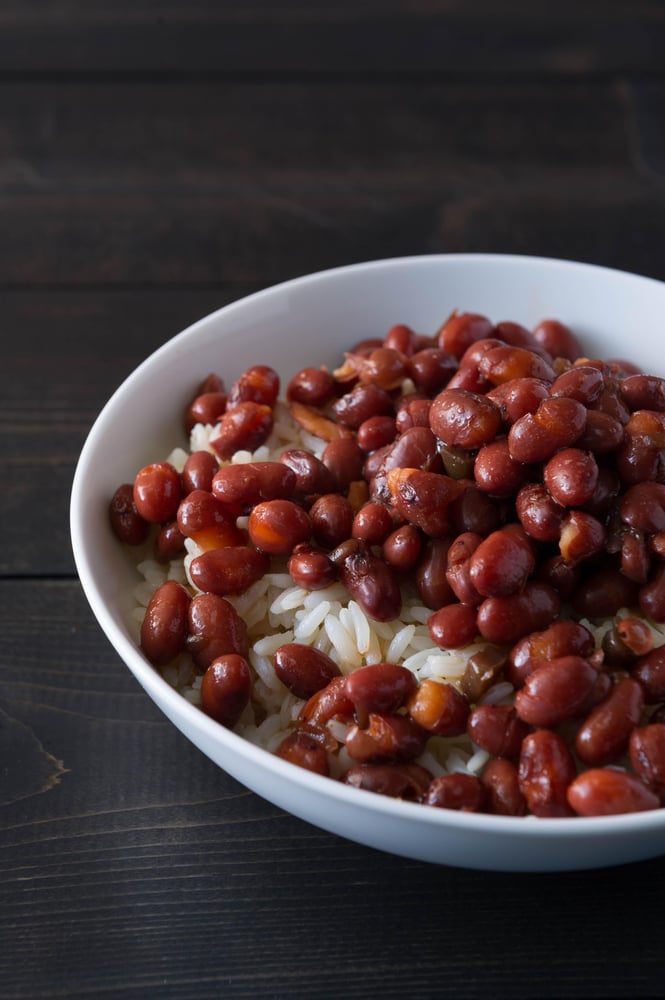White Rice & Beans