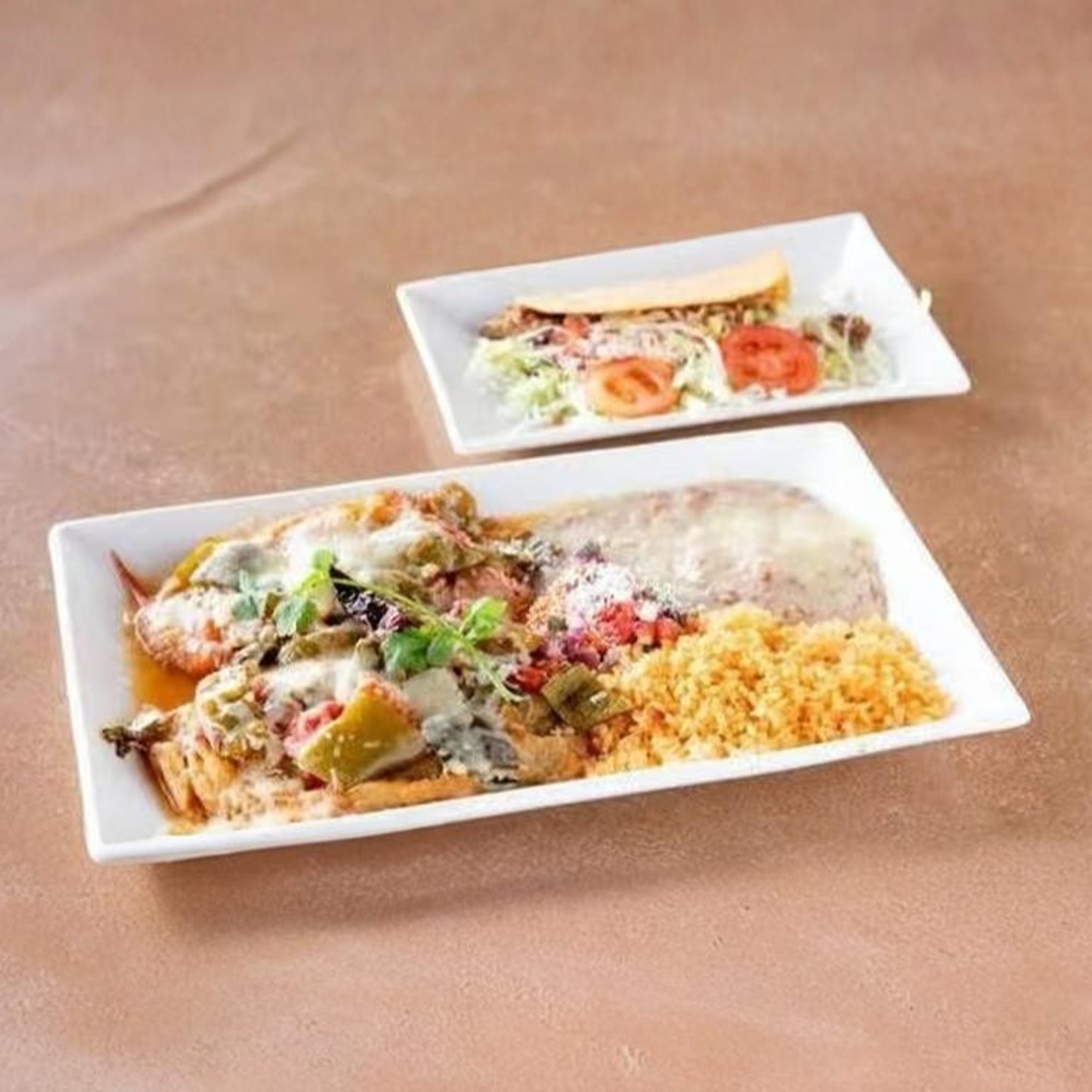 #4-Two Chile Rellenos and One Taco