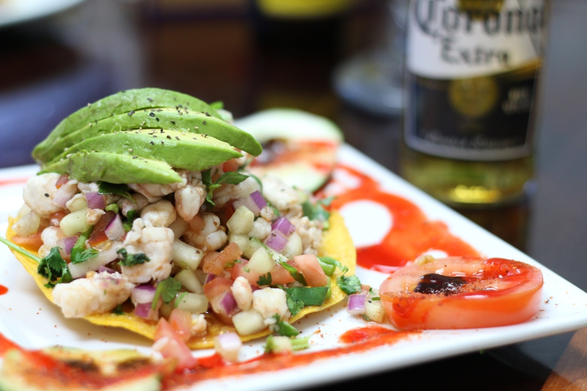 Tostada Ceviche de Pescado