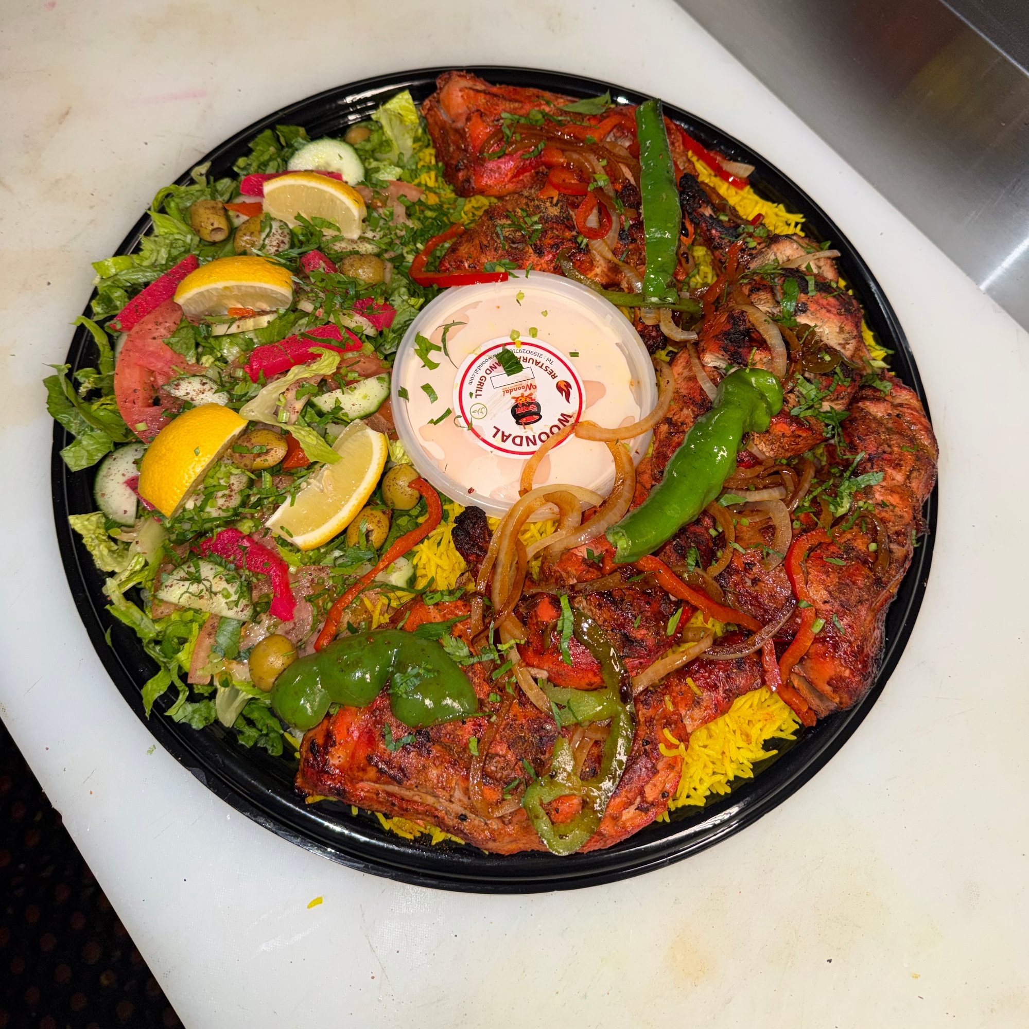 Large Tandoori Chicken Platter