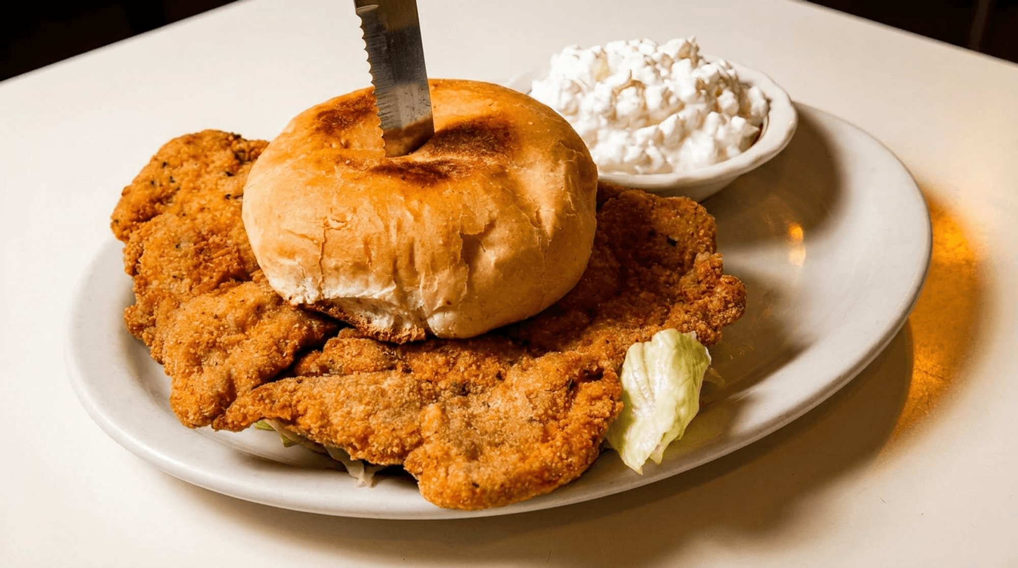 Jumbo Pork Tenderloin Sandwich